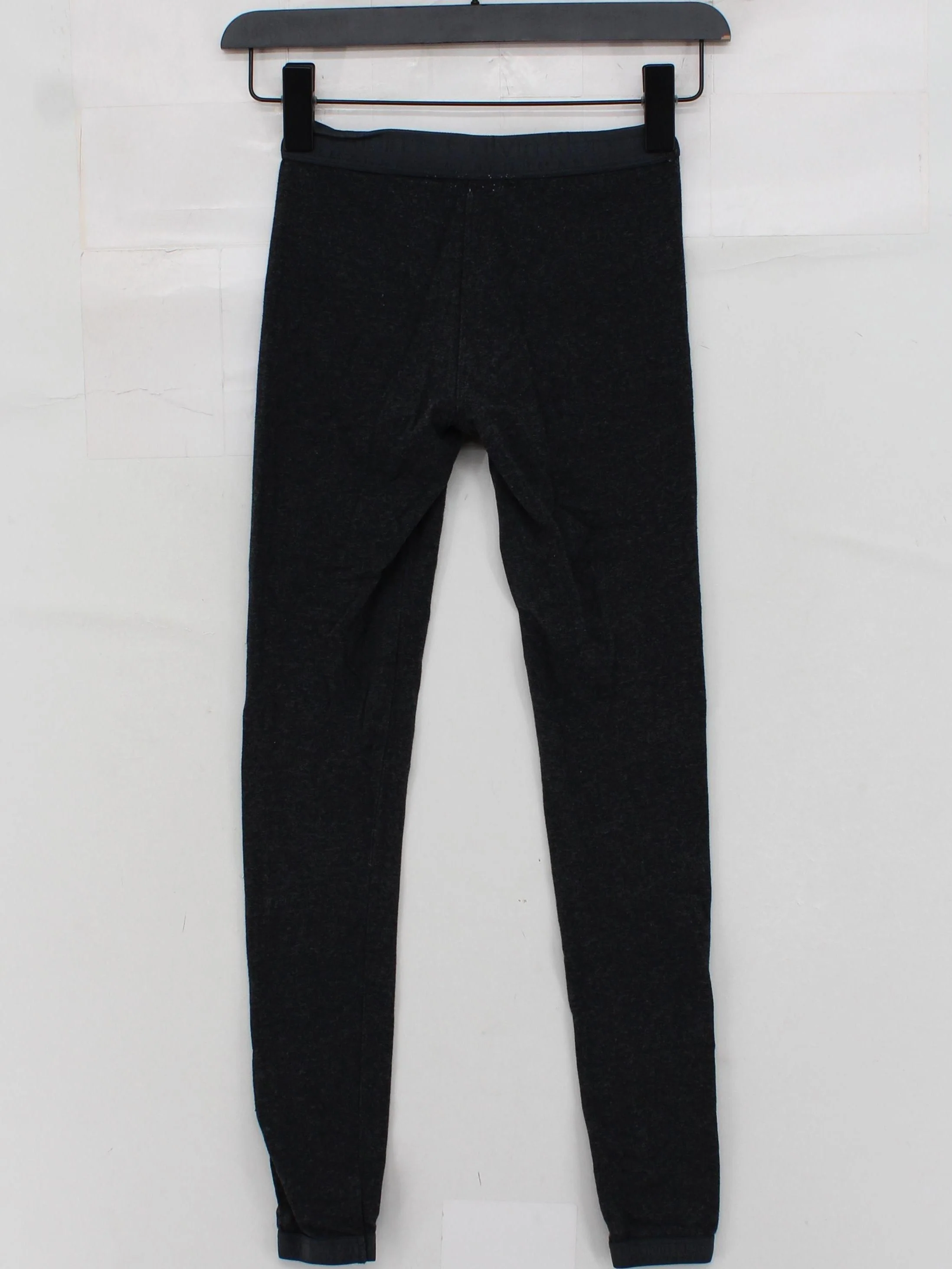 Calvin Klein Women's Leggings XS Grey Cotton with Spandex Full length - Image 2