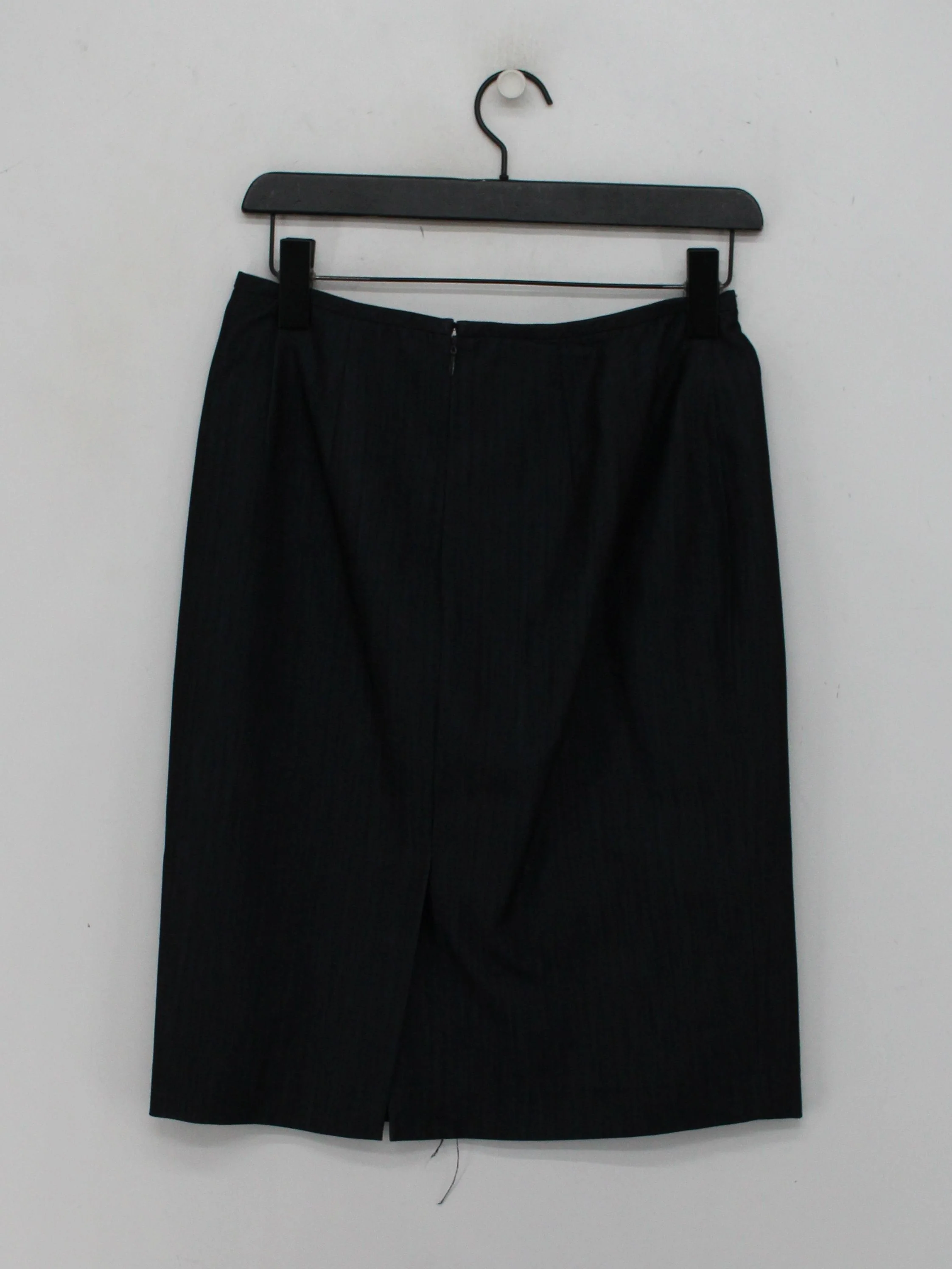 Calvin Klein Women's Midi Skirt UK 12 Black Polyester - Image 2