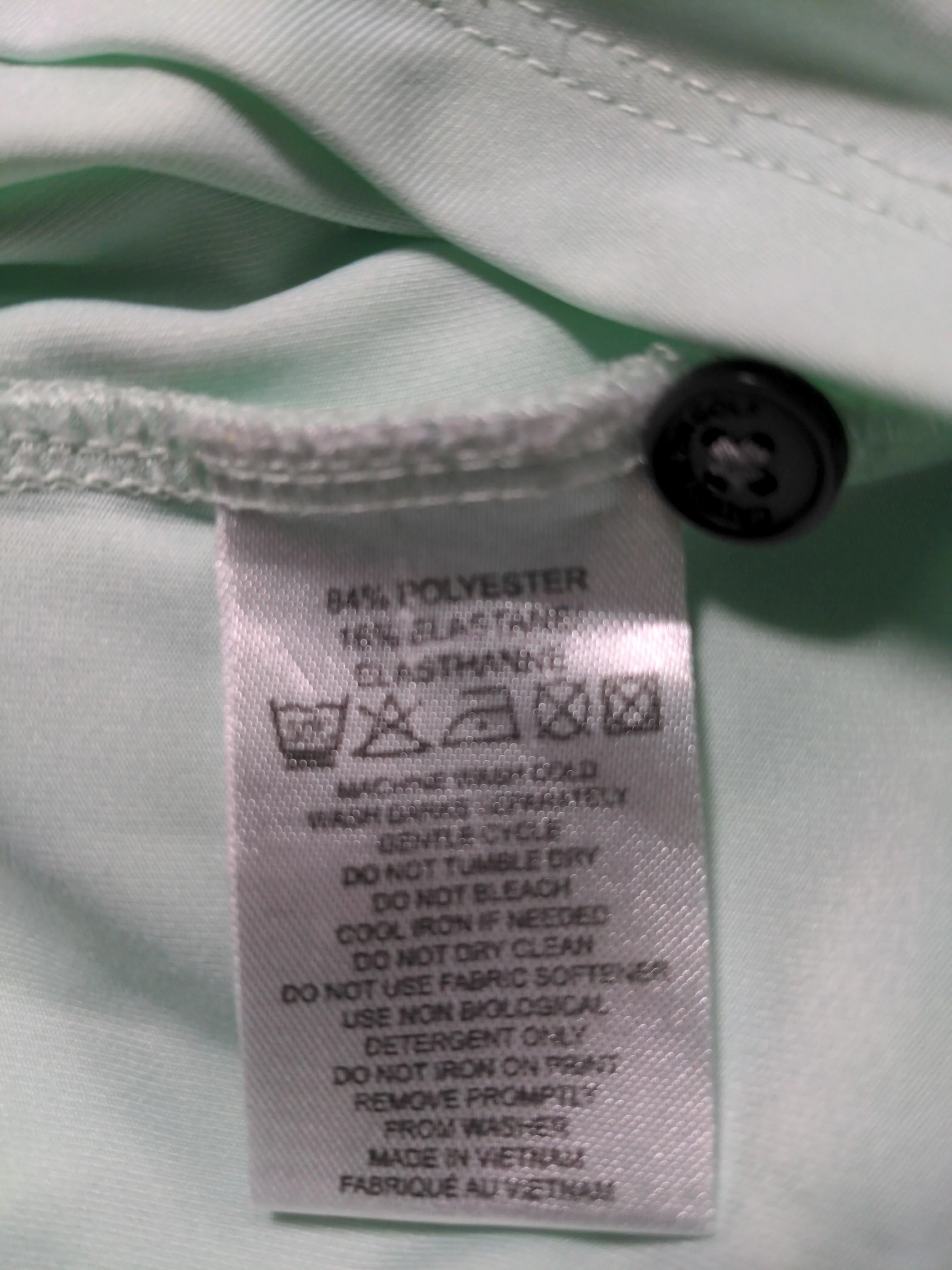 Calvin Klein Women's Polo UK 14 Green Polyester with Elastane Basic - Image 6