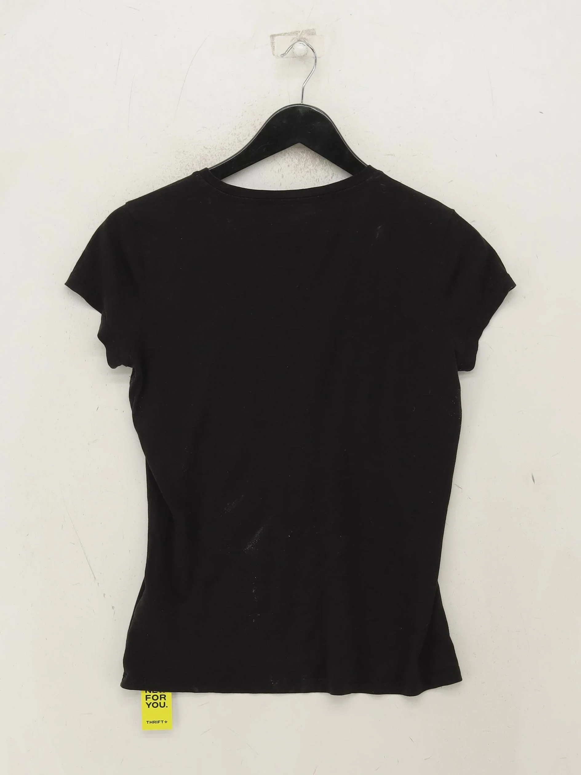 Calvin Klein Women's T-Shirt S Black Cotton with Lyocell Modal Basic - Image 2