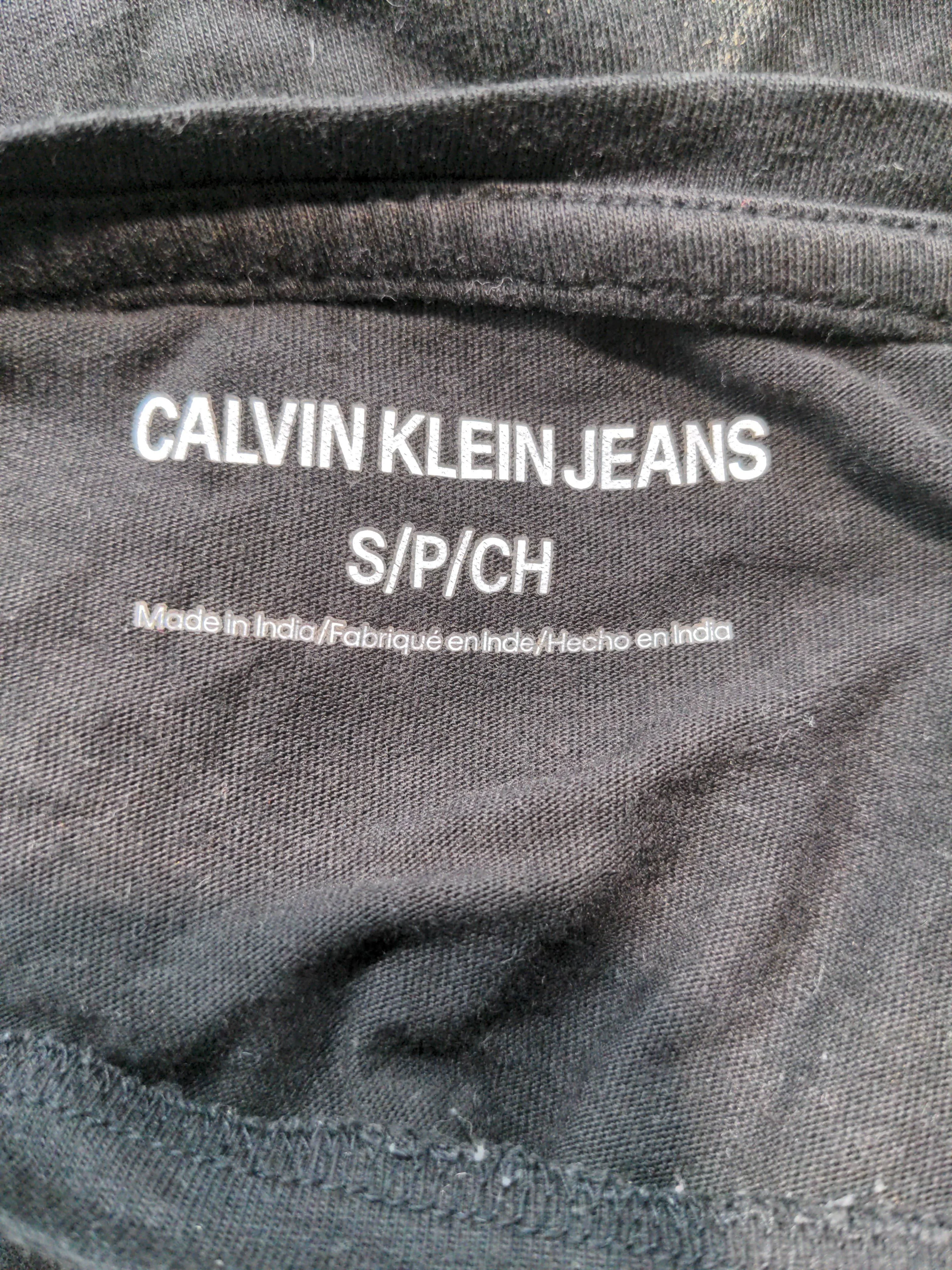 Calvin Klein Women's T-Shirt S Black Cotton with Lyocell Modal Basic - Image 7