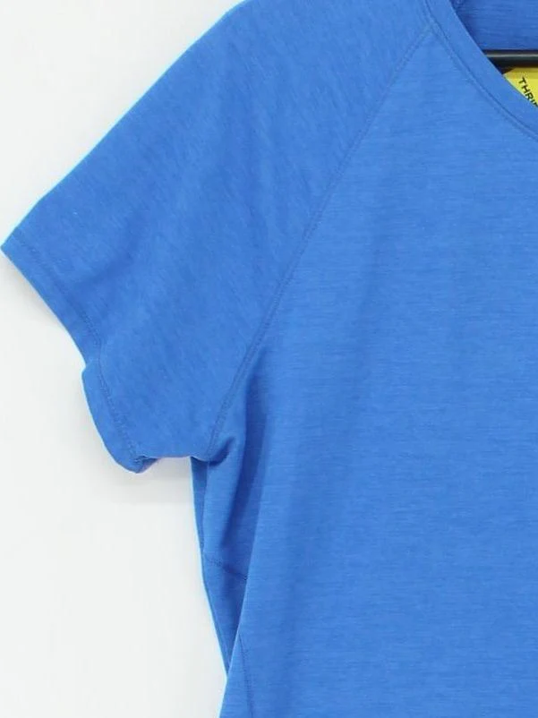 Calvin Klein Women's T-Shirt XL Blue Polyester with Elastane Basic - Image 4