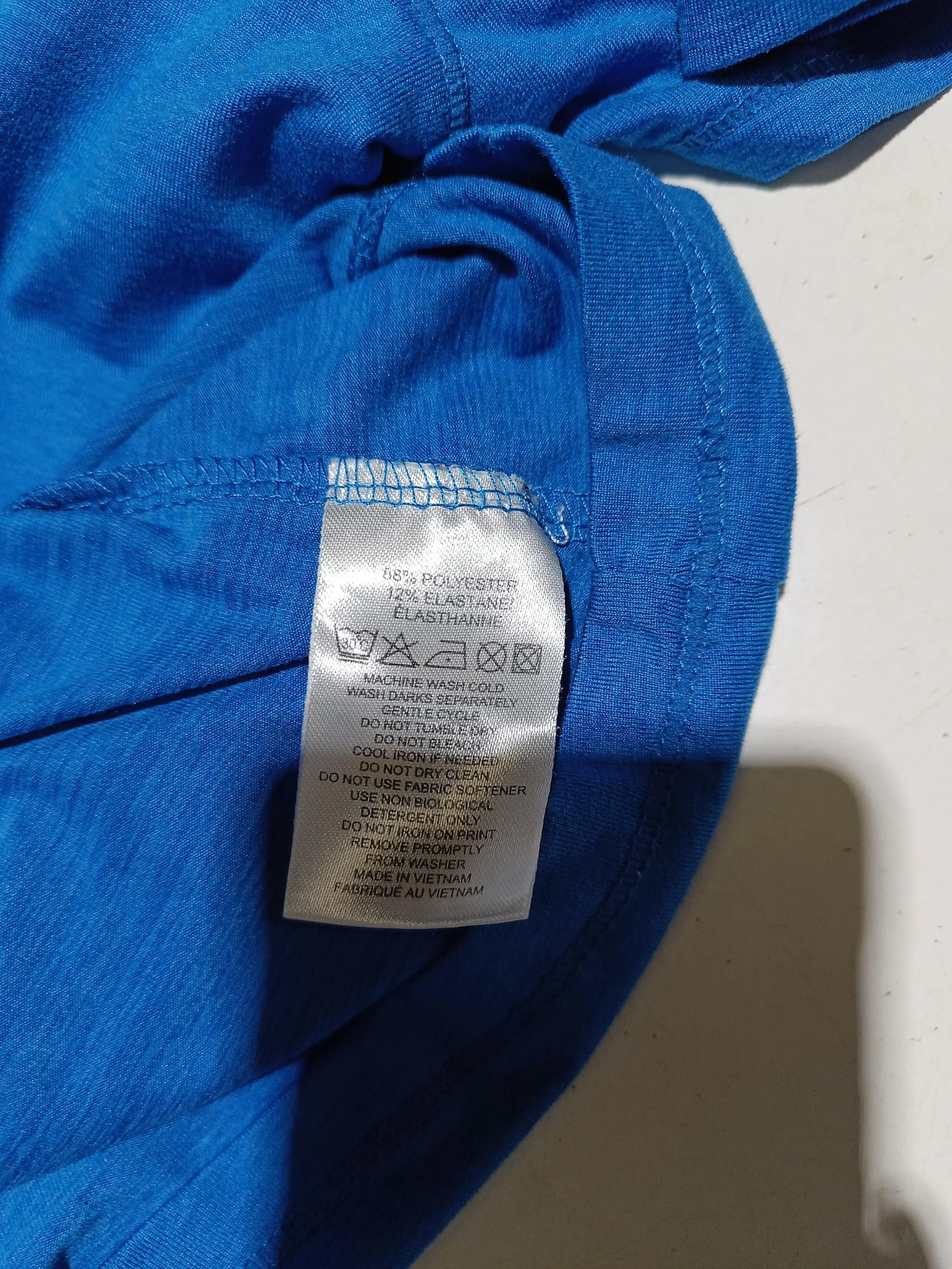 Calvin Klein Women's T-Shirt XL Blue Polyester with Elastane Basic - Image 6