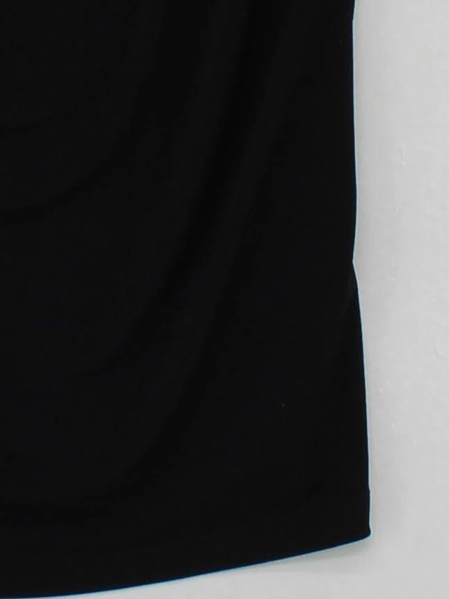Calvin Klein Women's Top L Black Polyester with Spandex Sleeveless V-Neck Basic - Image 4