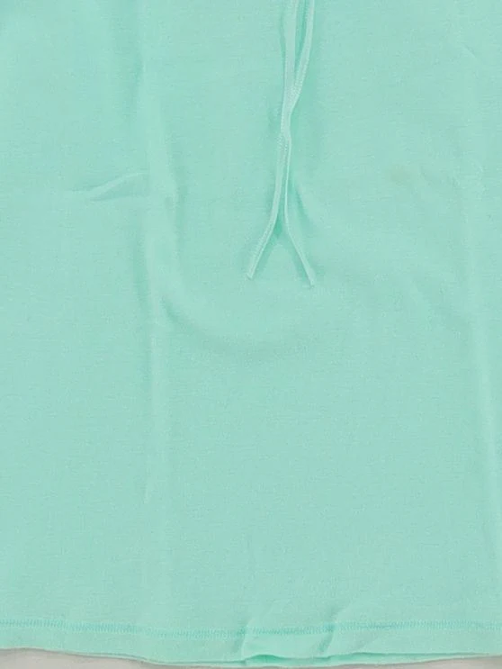 Calvin Klein Women's Top M Green 100% Cotton Sleeveless V-Neck Basic - Image 4