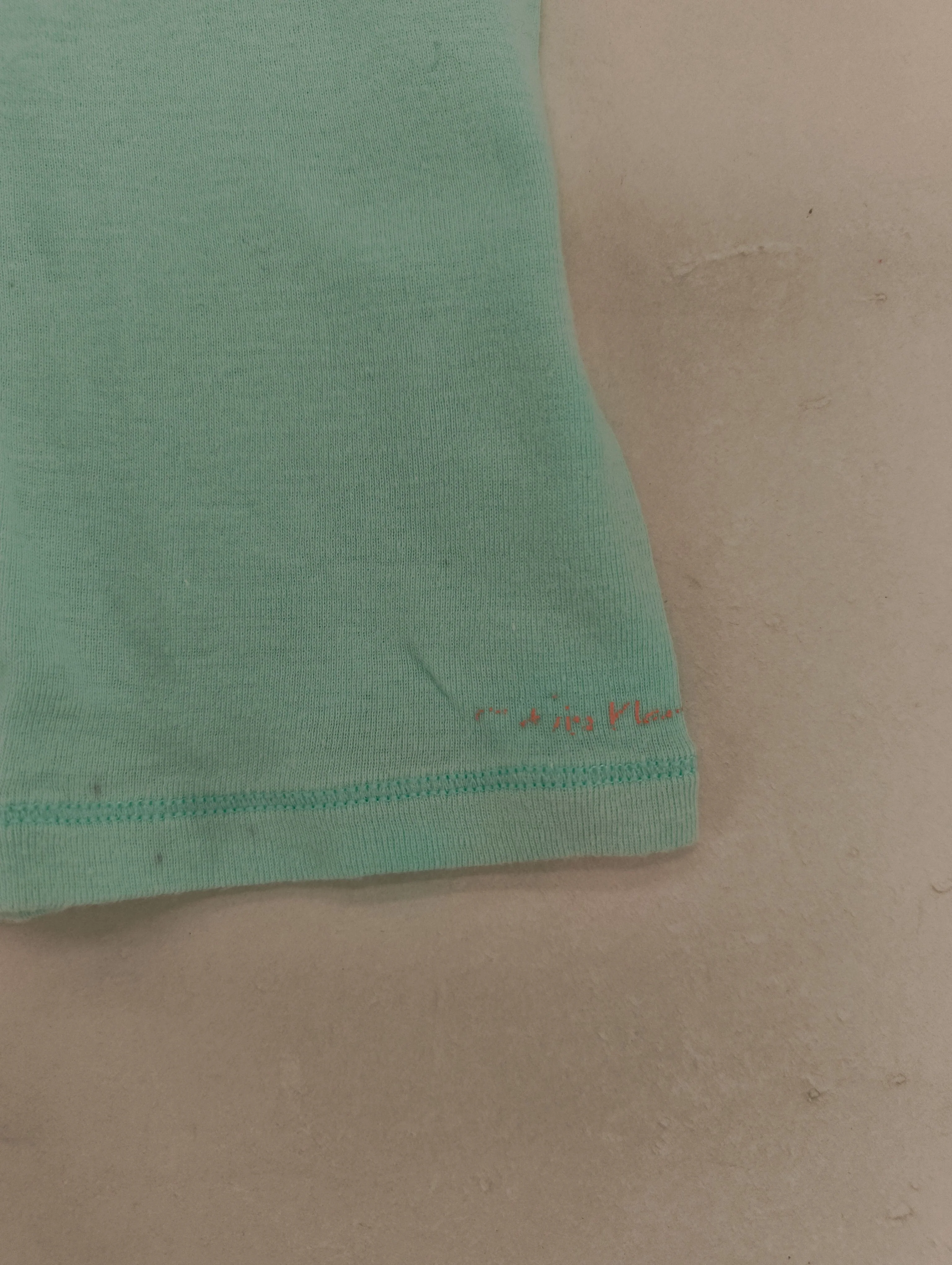Calvin Klein Women's Top M Green 100% Cotton Sleeveless V-Neck Basic - Image 5