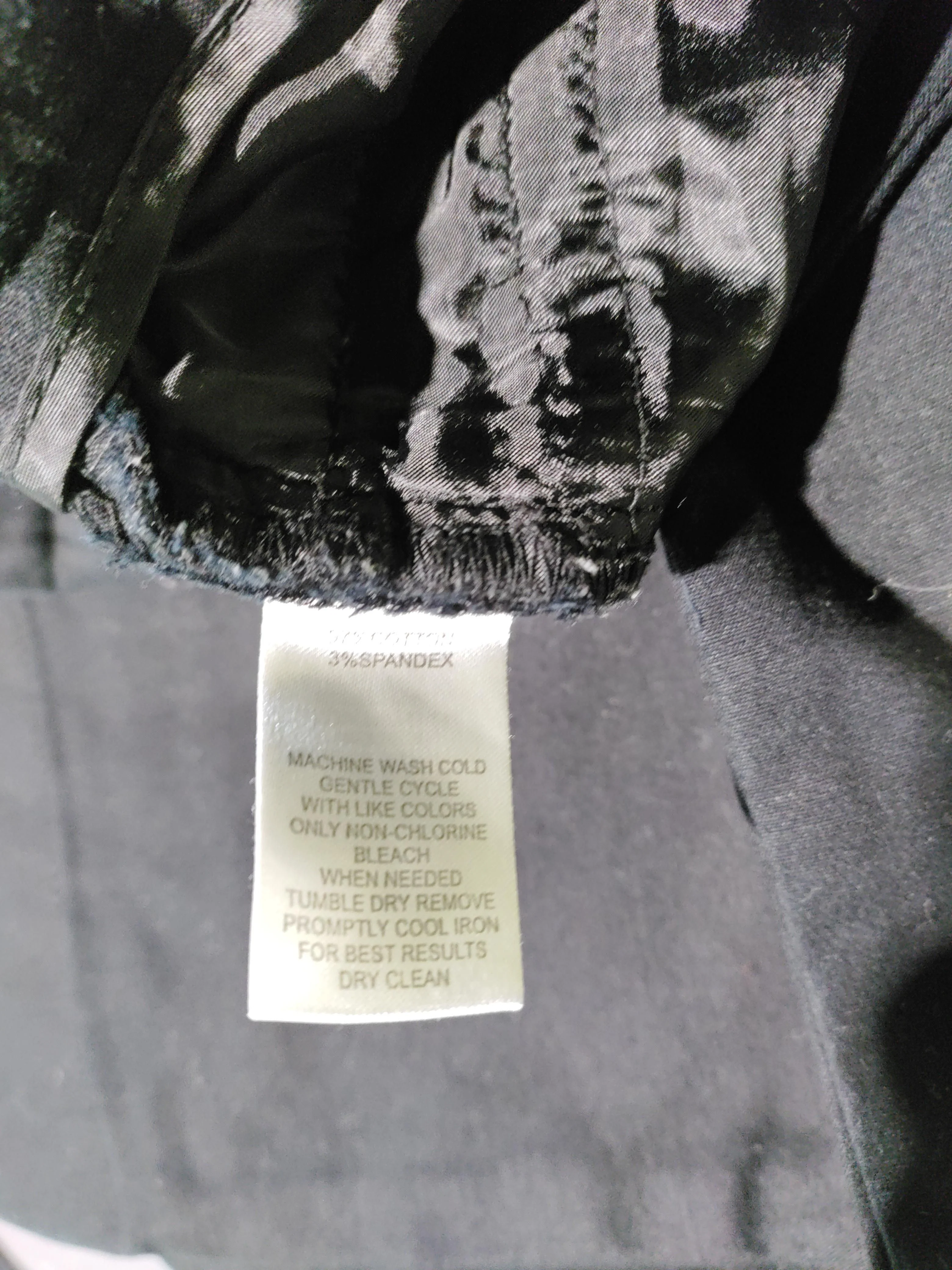 Calvin Klein Women's Trousers W 32 in Black Cotton with Elastane Straight Chino - Image 6