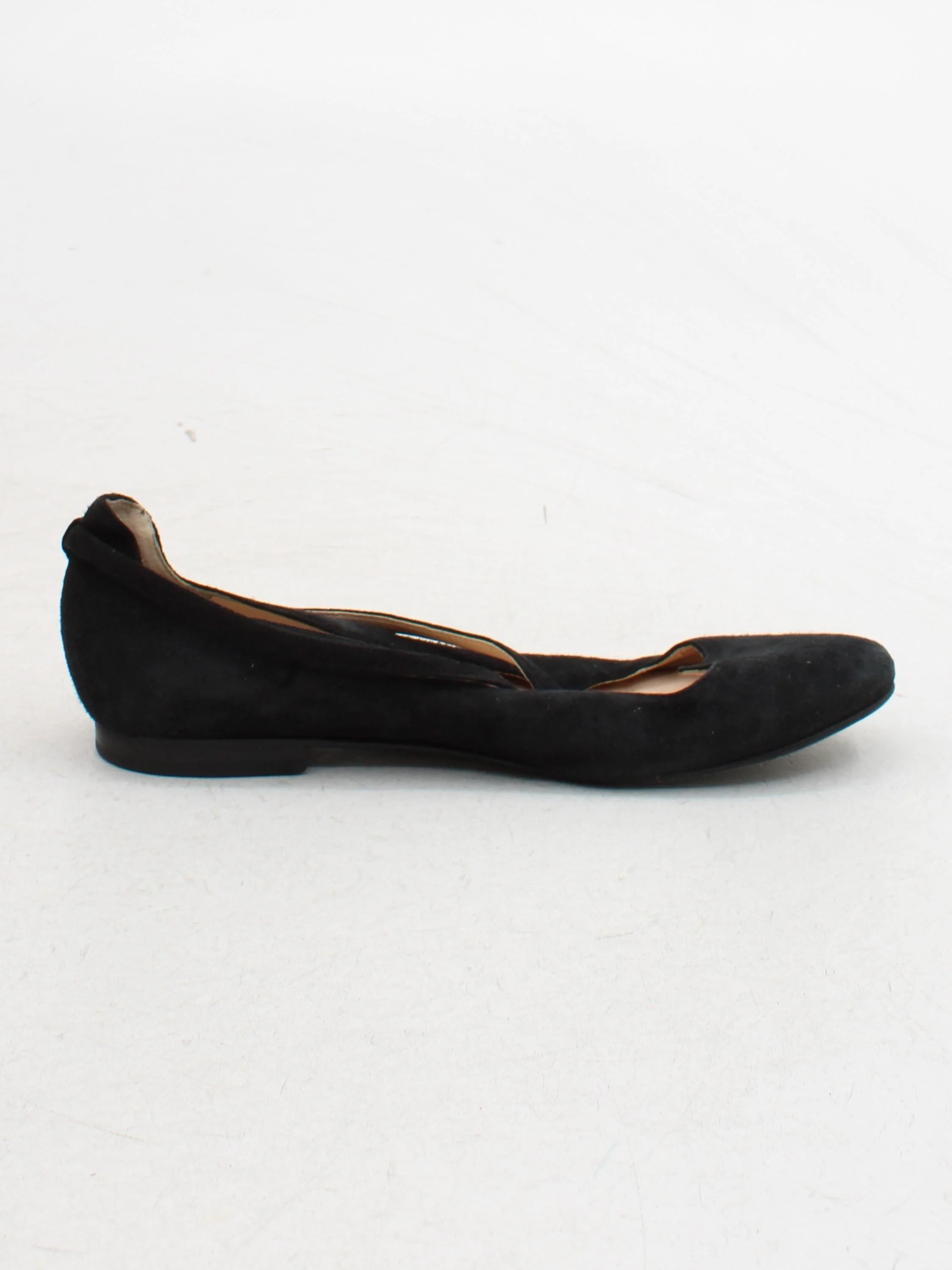 Camilla Elphick Women's Flat Shoes UK 6.5 Black 100% Suede Mary Jane - Image 5