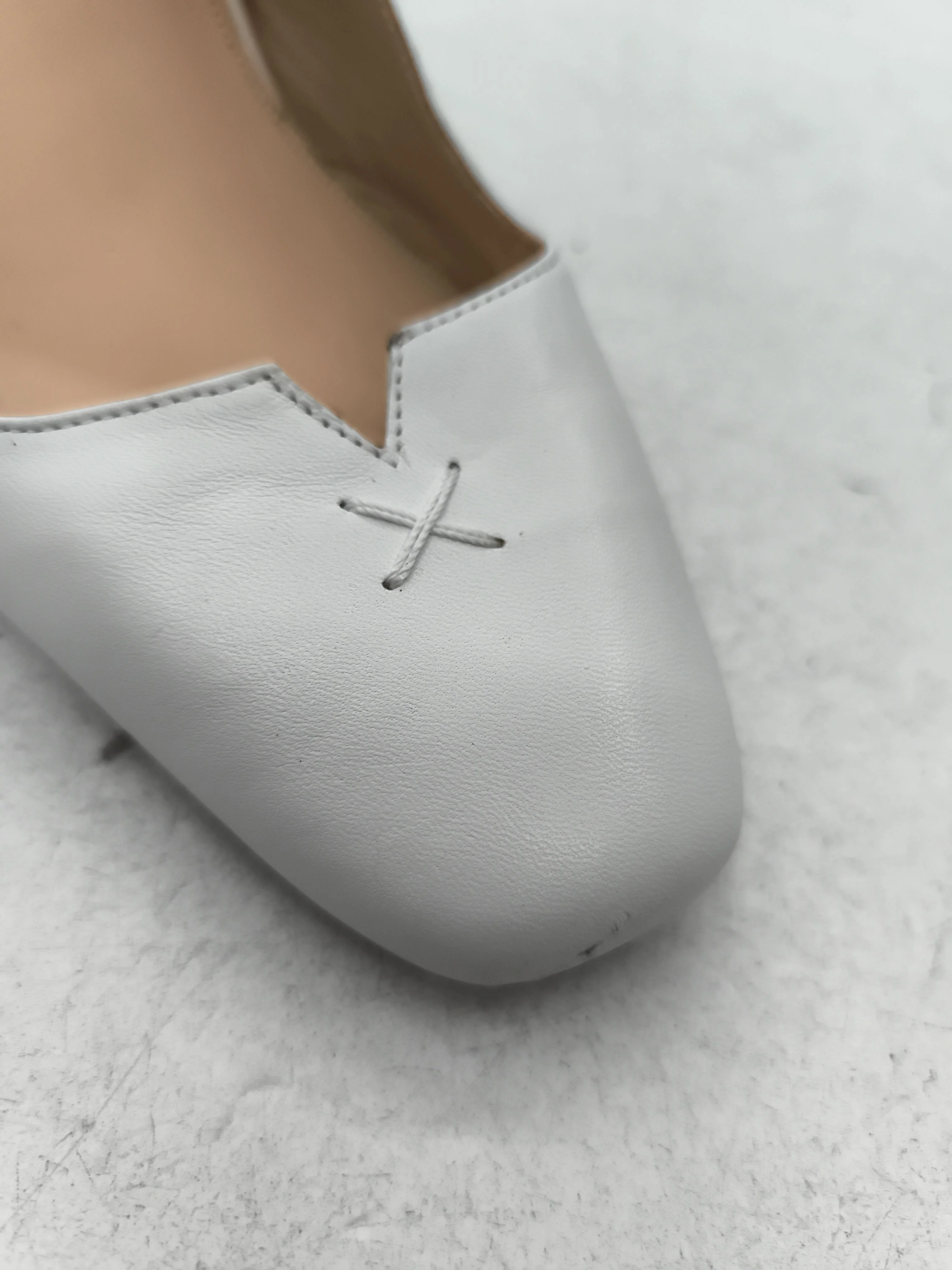 Camilla Elphick Women's Heels UK 7 White 100% Leather Court - Image 8