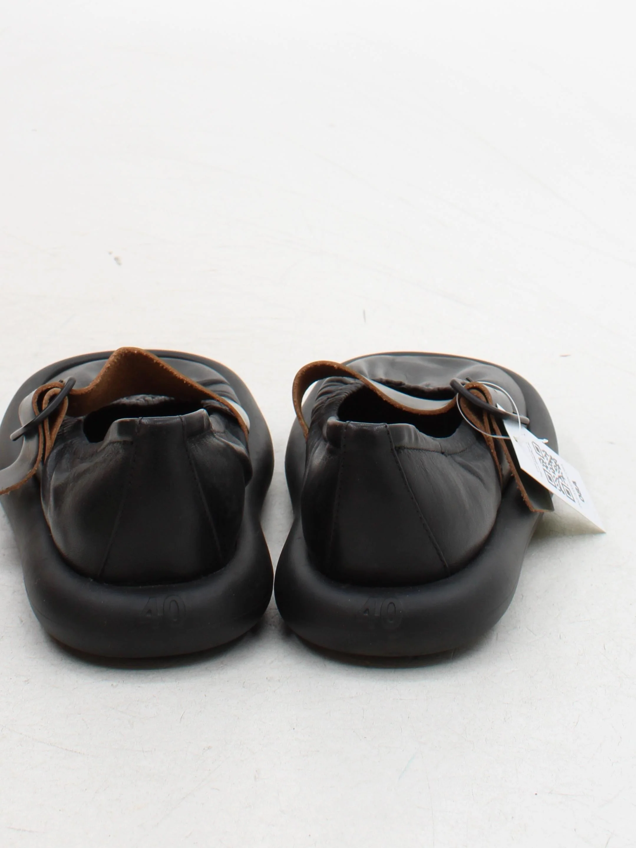 Camper Women's Flat Shoes UK 6.5 Black 100% Leather Mary Jane - Image 3