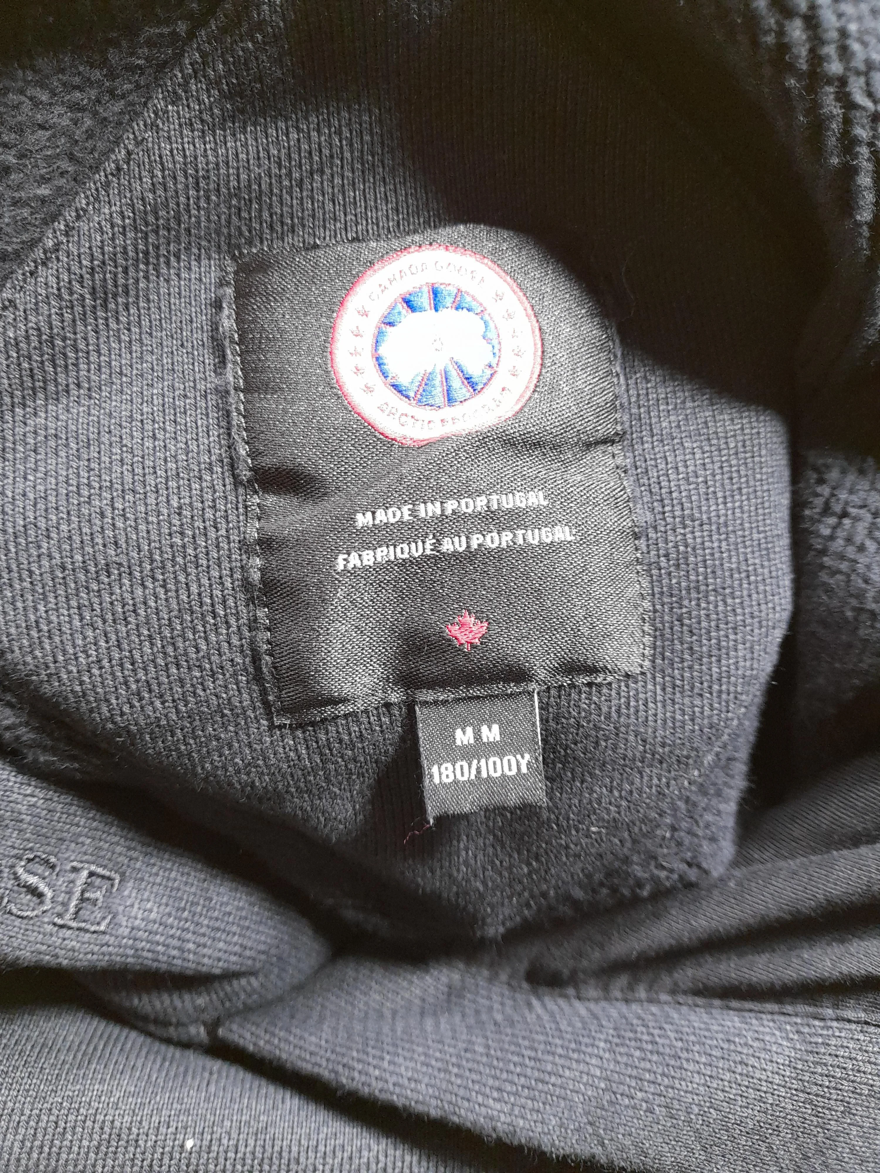 Canada Goose Men's Hoodie M Black 100% Cotton Pullover - Image 5