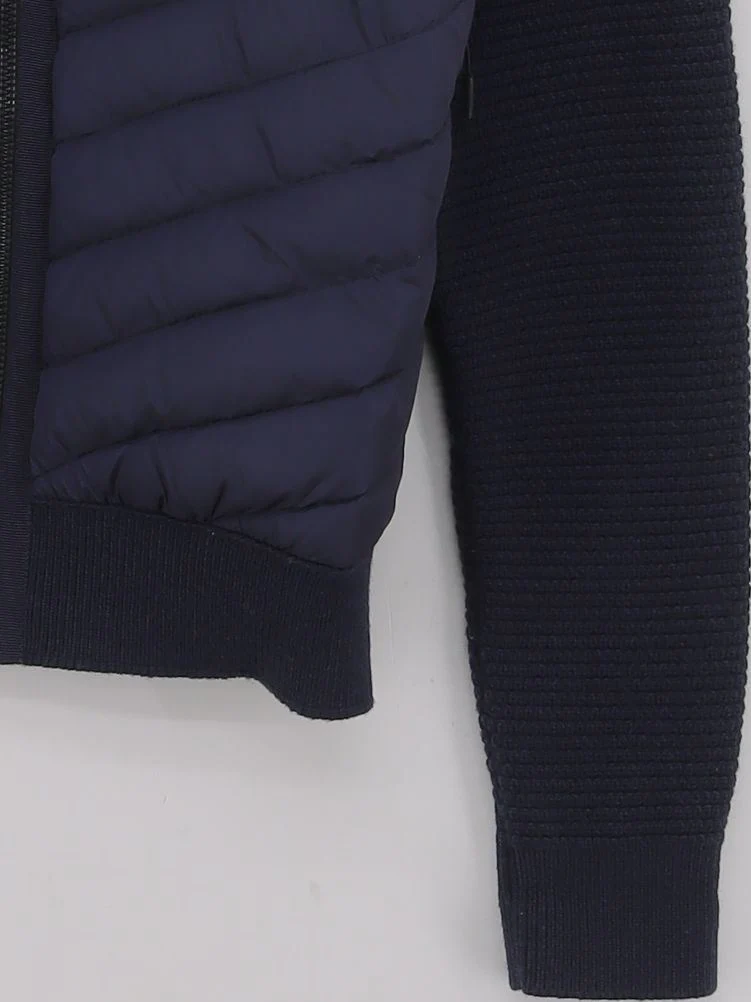 Canada Goose Women's Coat L Blue Wool with Nylon, Other Quilted - Image 4