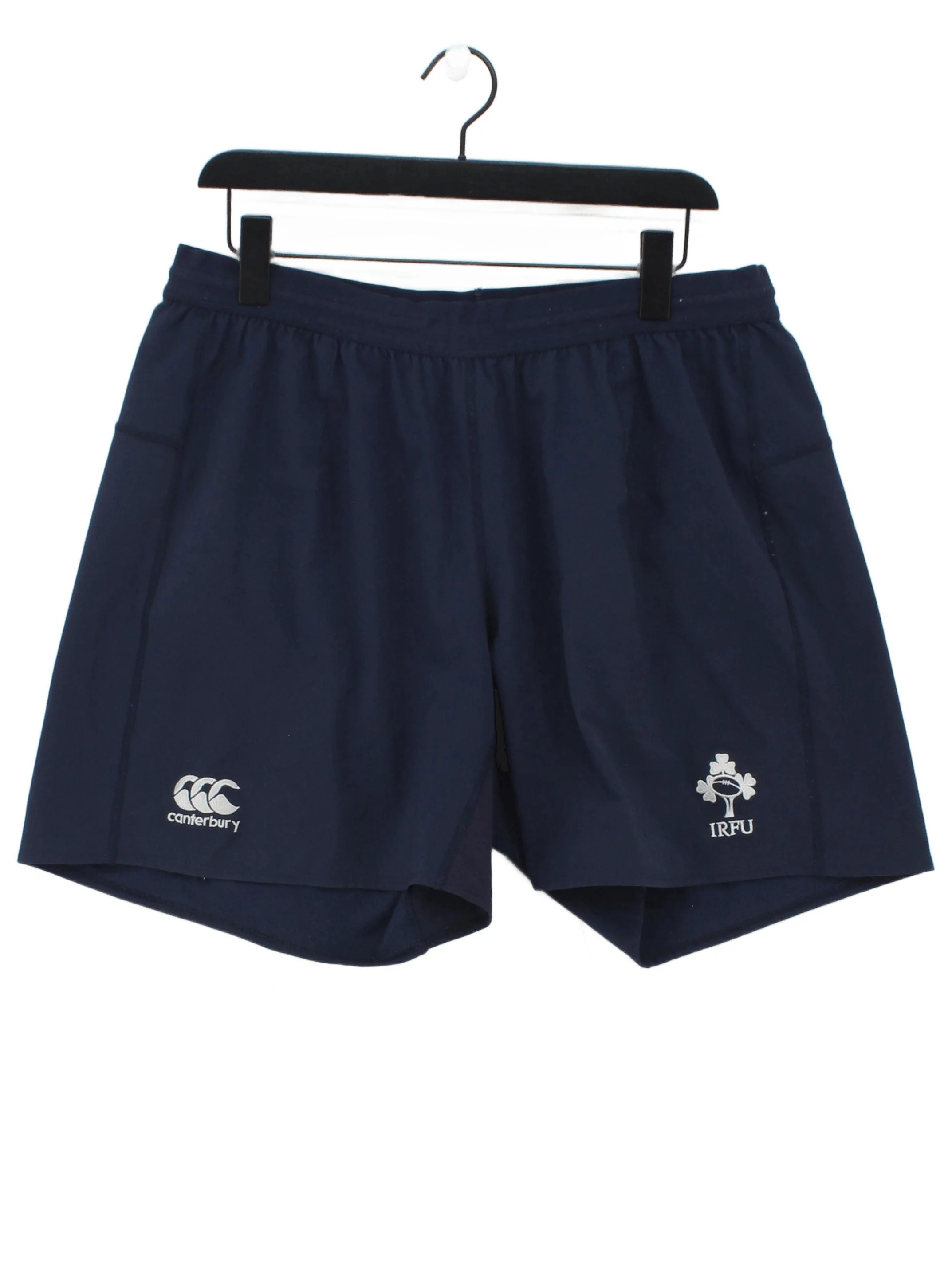Canterbury Men's Shorts W 34 in Blue 100% Other Sweat