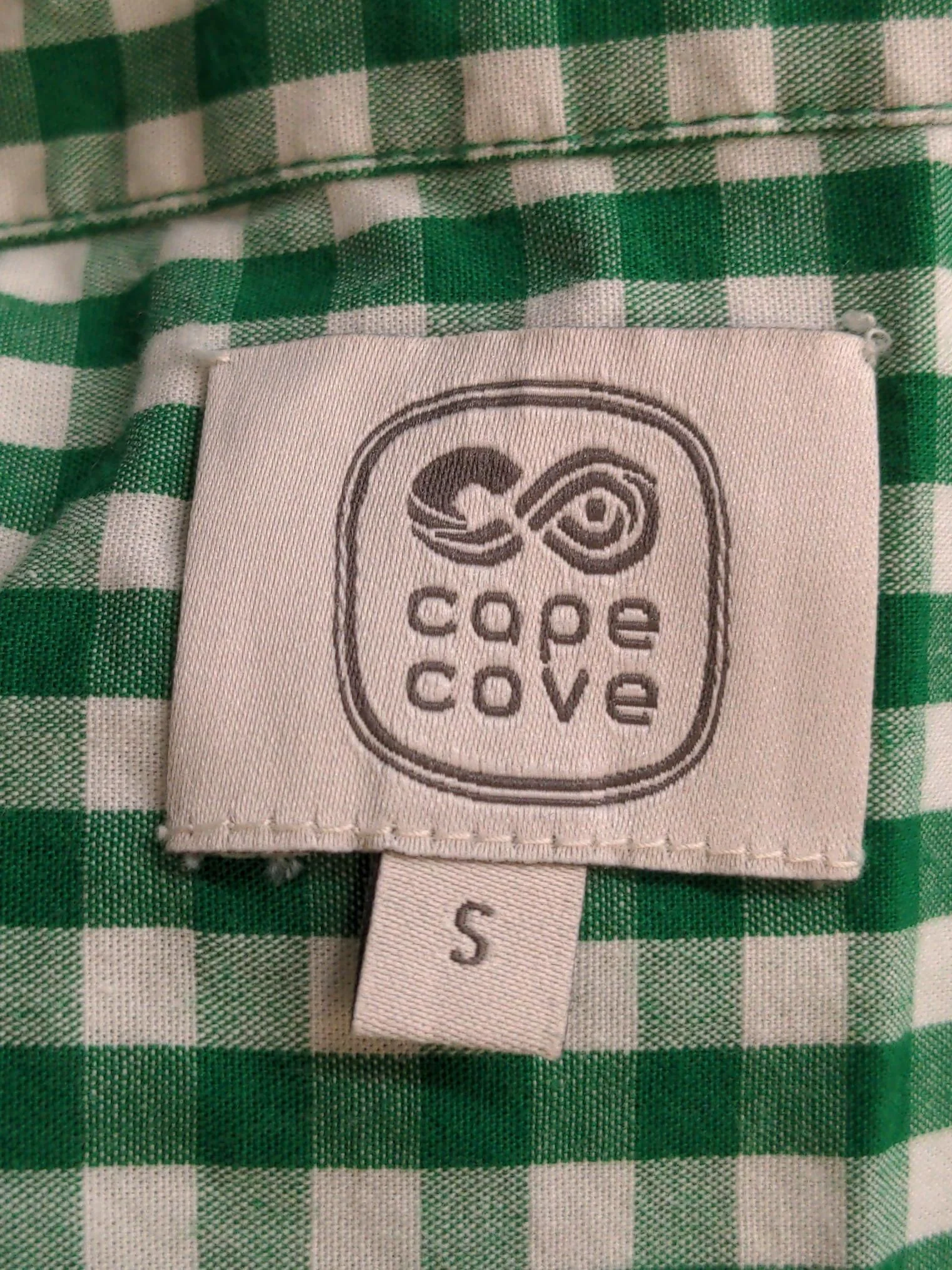 Cape Cove Women's Shirt UK 8 Green 100% Cotton Basic - Image 5