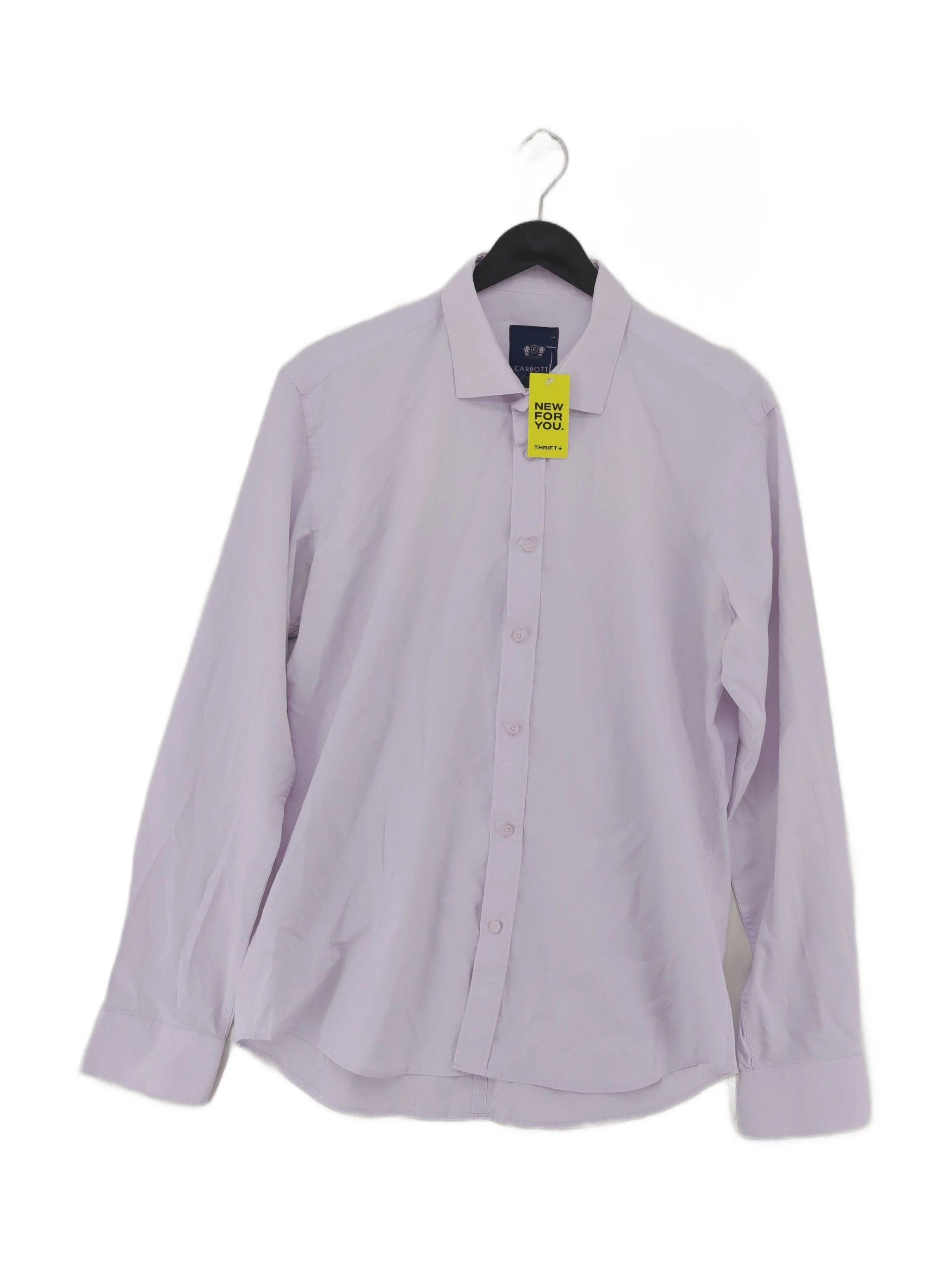 Carbotti Men's Shirt L Purple 100% Other Basic