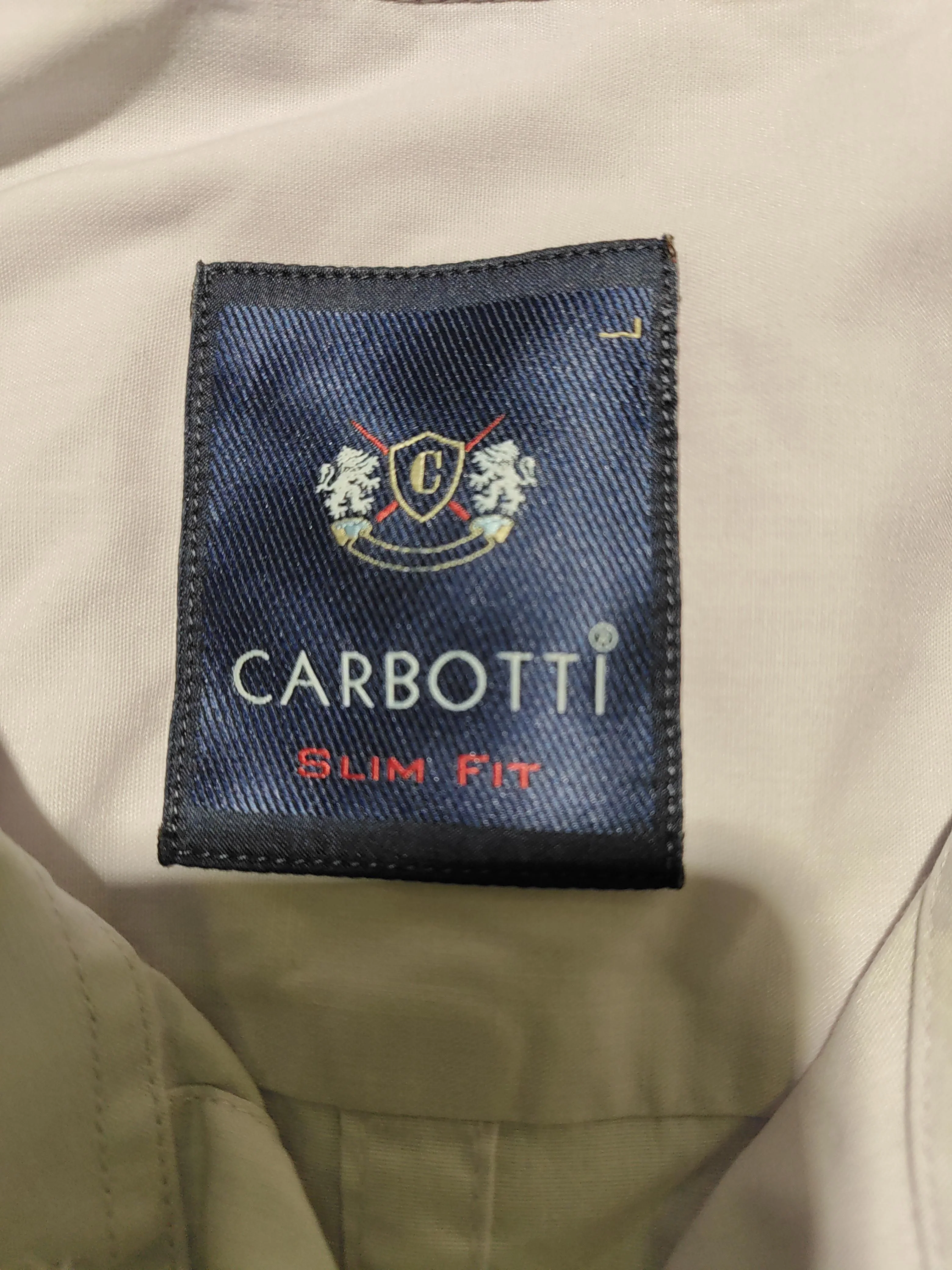 Carbotti Men's Shirt L Purple 100% Other Basic - Image 5