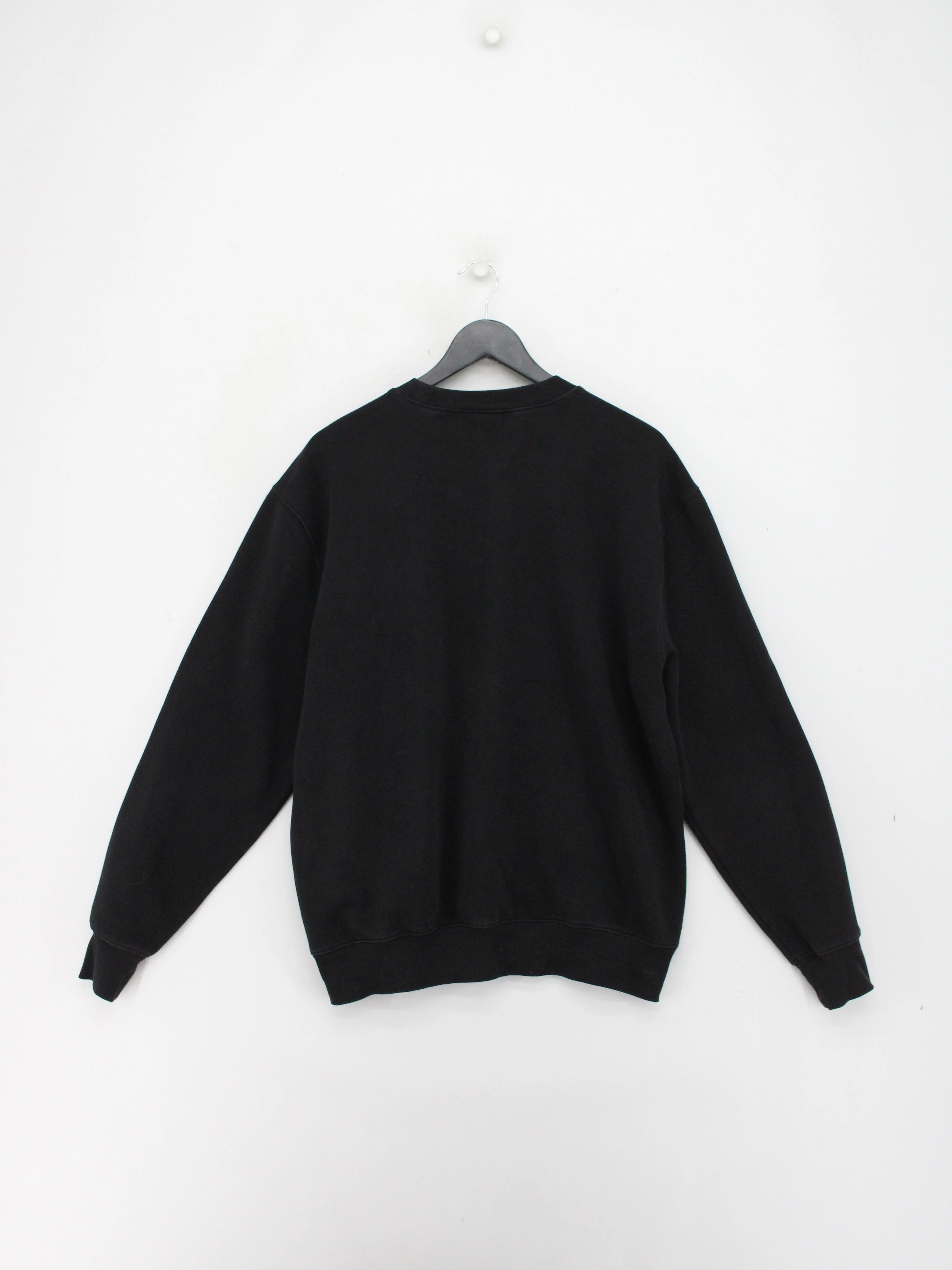 Carhartt Men's Hoodie L Black Cotton with Polyester, Elastane Pullover - Image 2