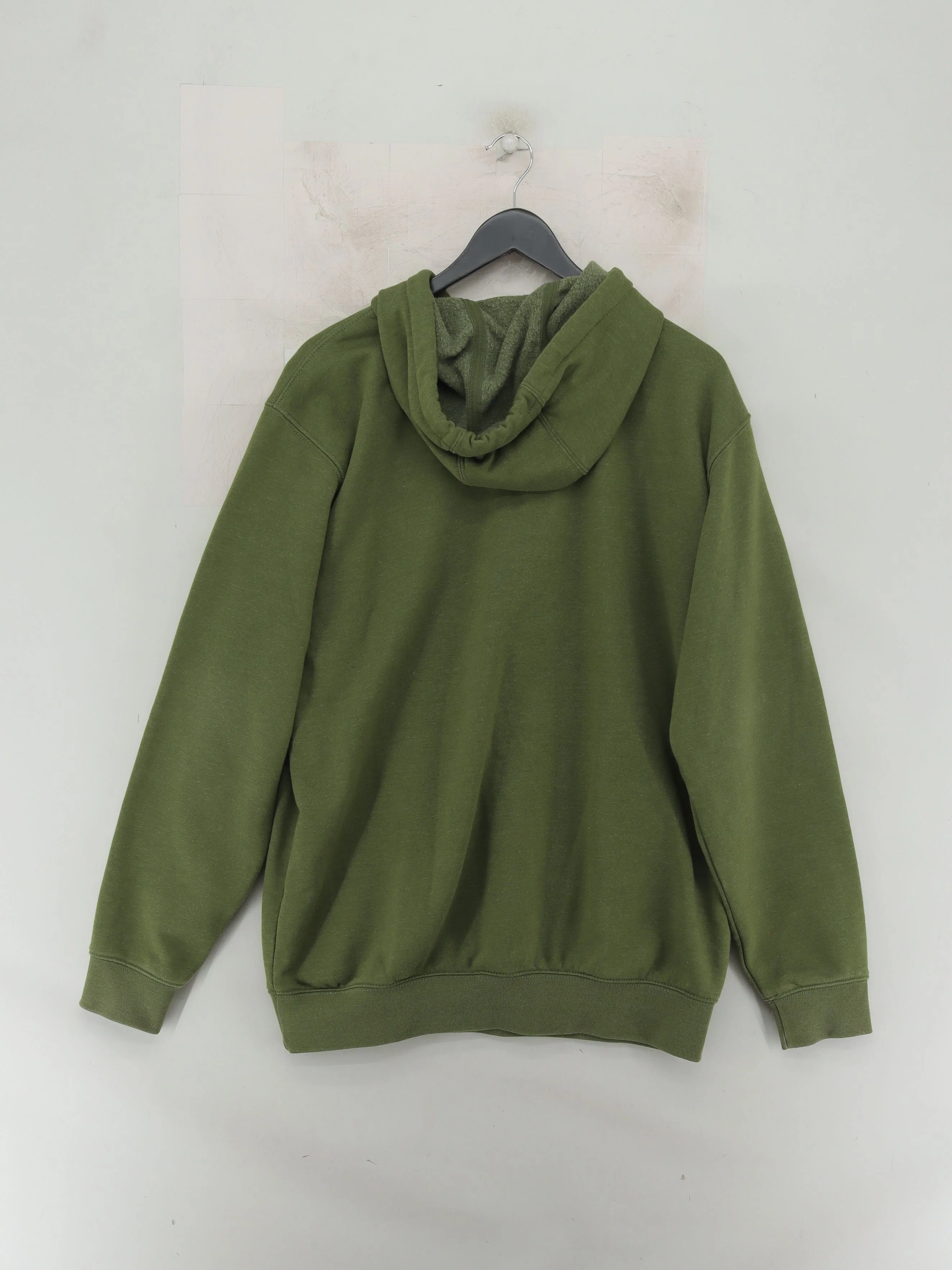 Carhartt Men's Hoodie M Green Graphic Cotton with Polyester Pullover - Image 2