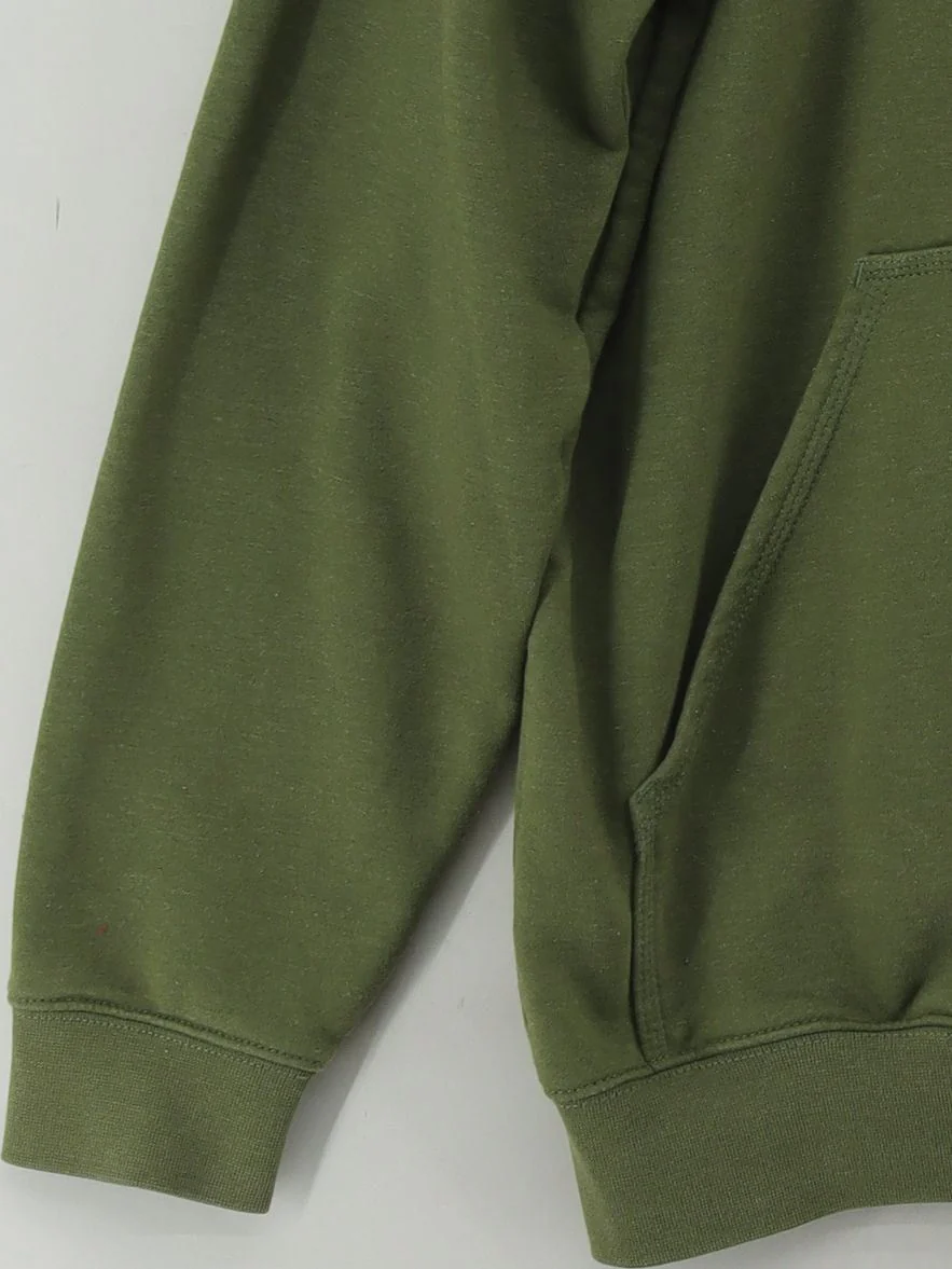 Carhartt Men's Hoodie M Green Graphic Cotton with Polyester Pullover - Image 4