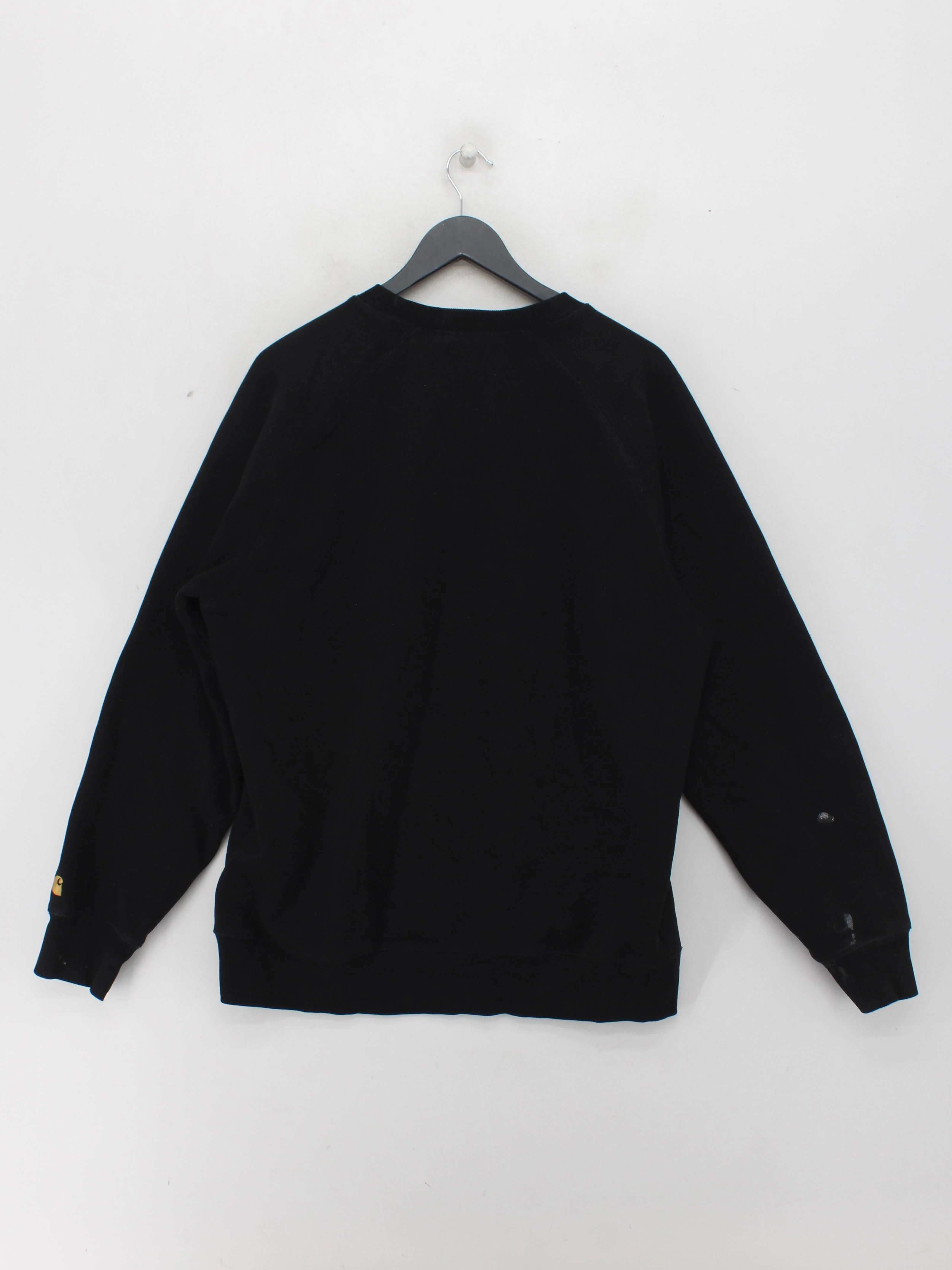 Carhartt Men's Hoodie XL Black Cotton with Polyester, Elastane Pullover - Image 2