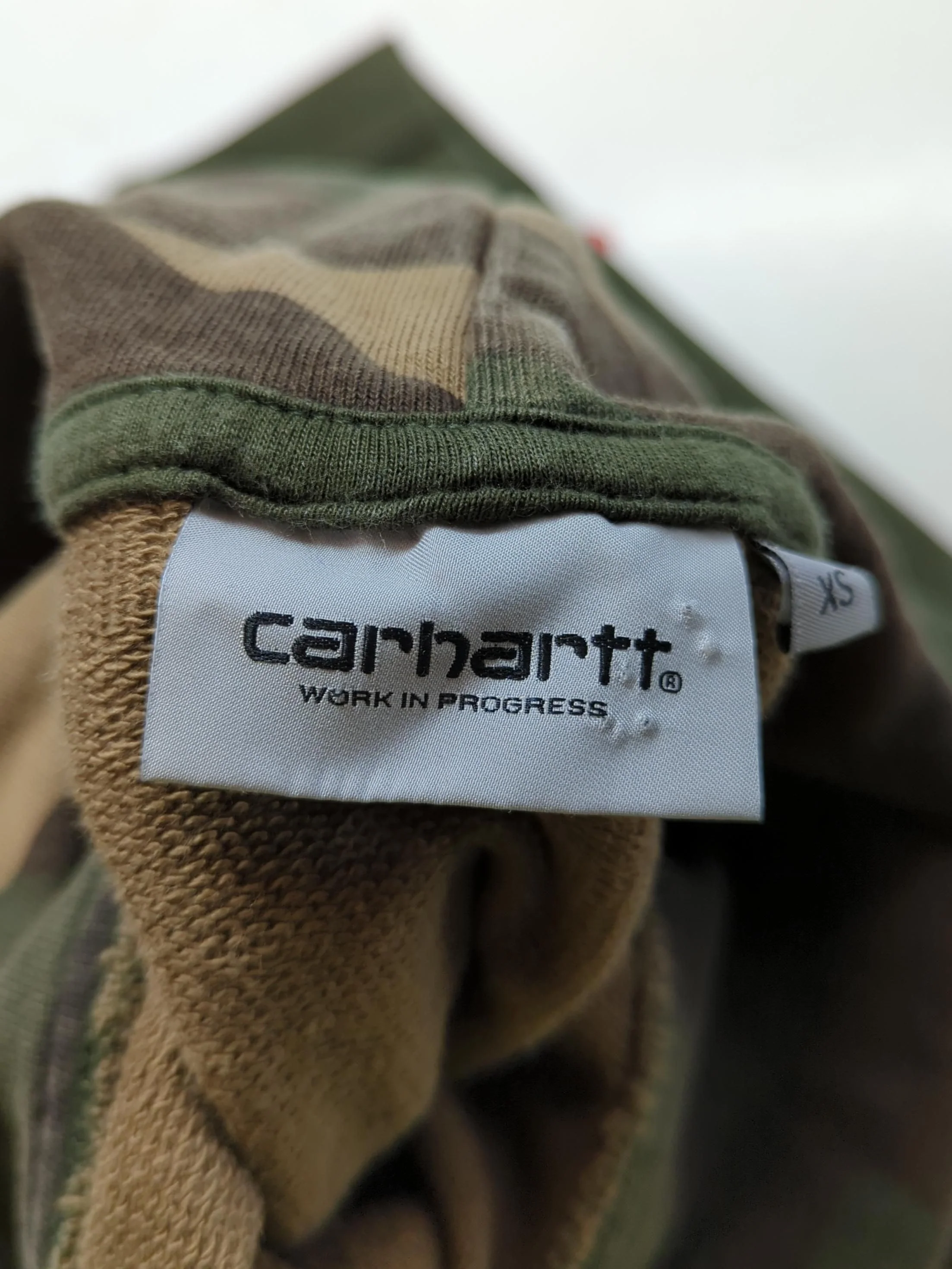 Carhartt Men's Hoodie XS Multi Camo 100% Cotton Pullover - Image 5