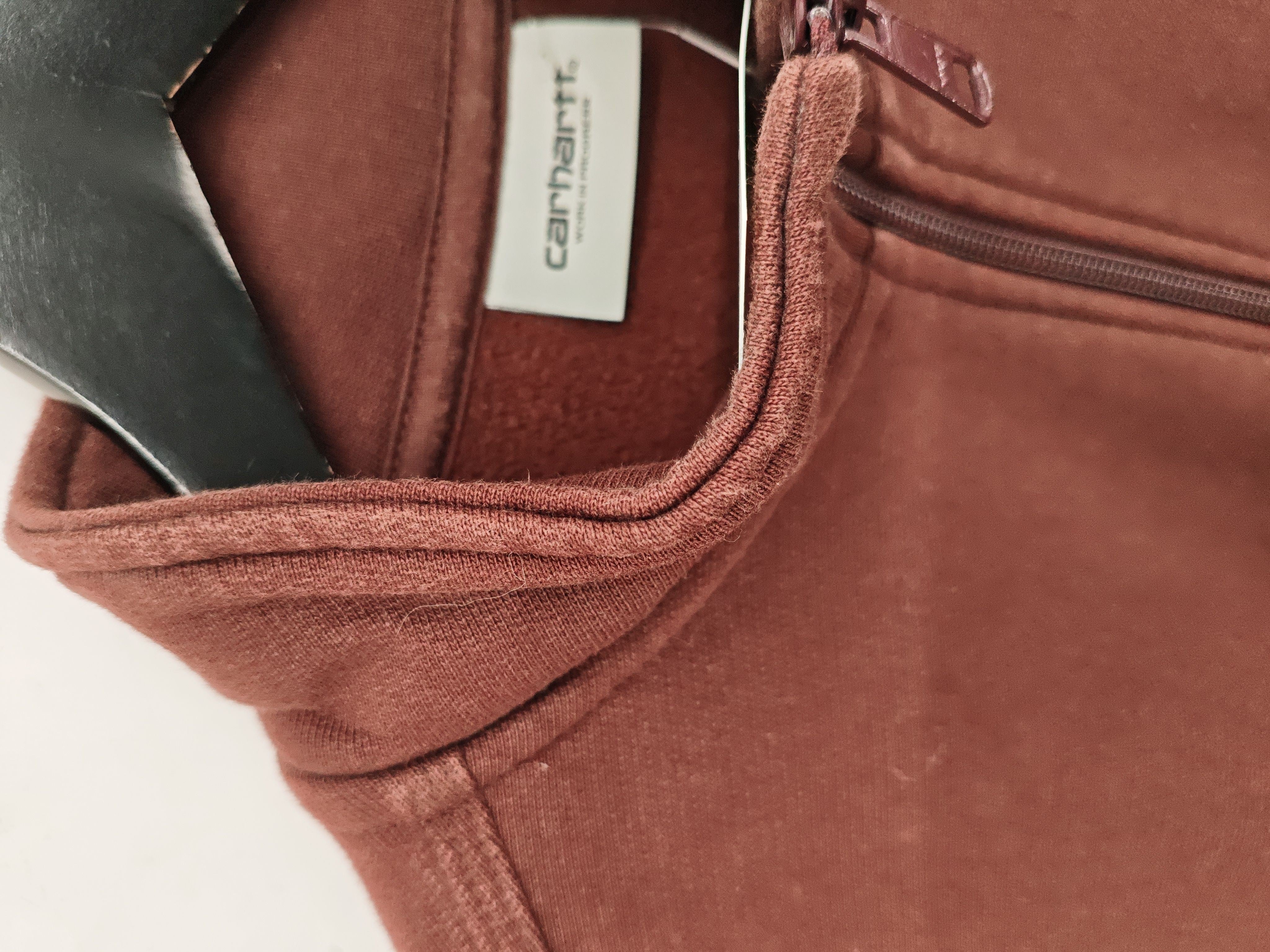 Carhartt Men's Hoodie XXL Brown Cotton with Polyester, Elastane Pullover - Image 5