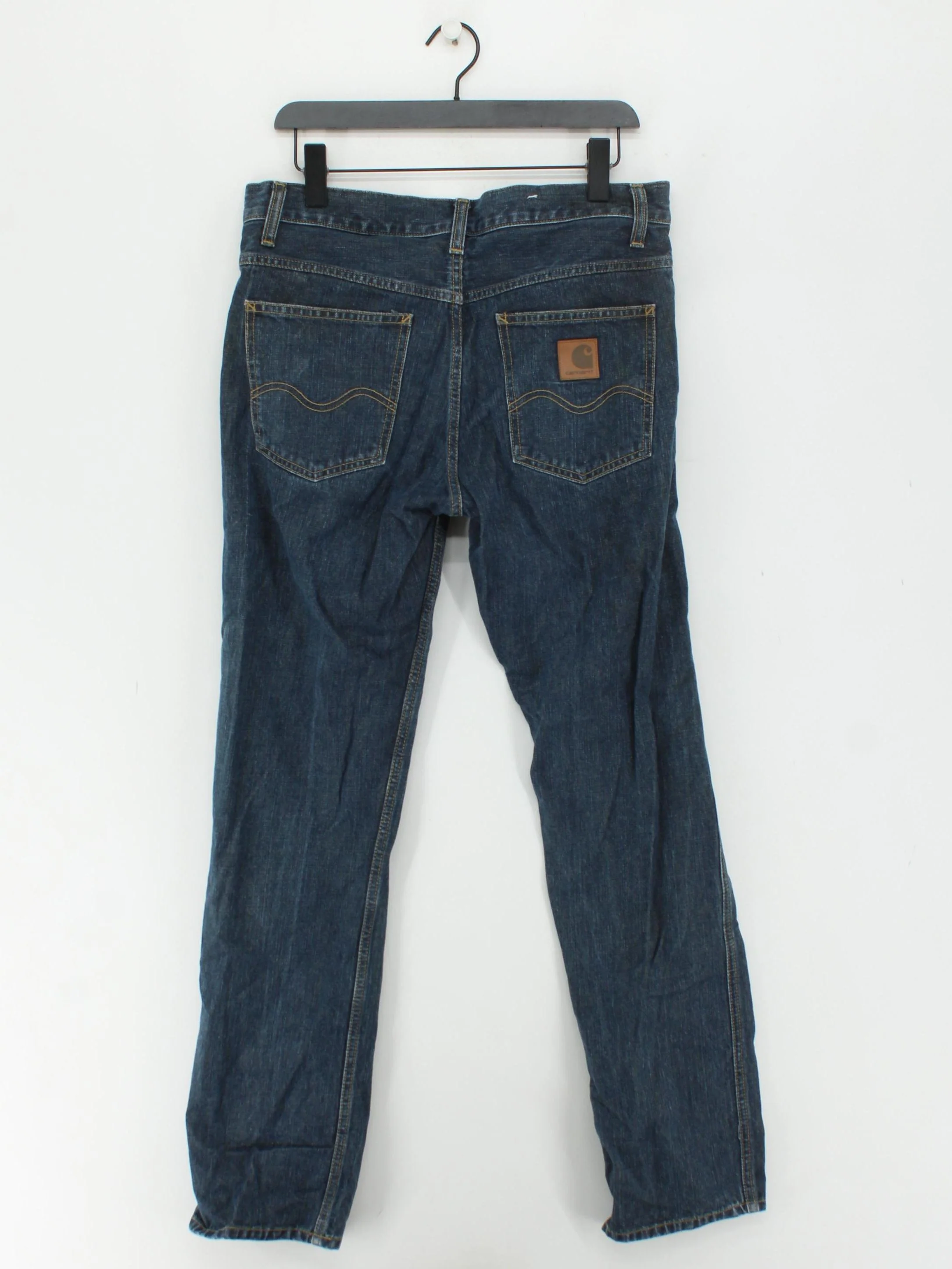 Carhartt Men's Jeans W 30 in; L 32 in Blue Cotton with Polyester Straight - Image 2
