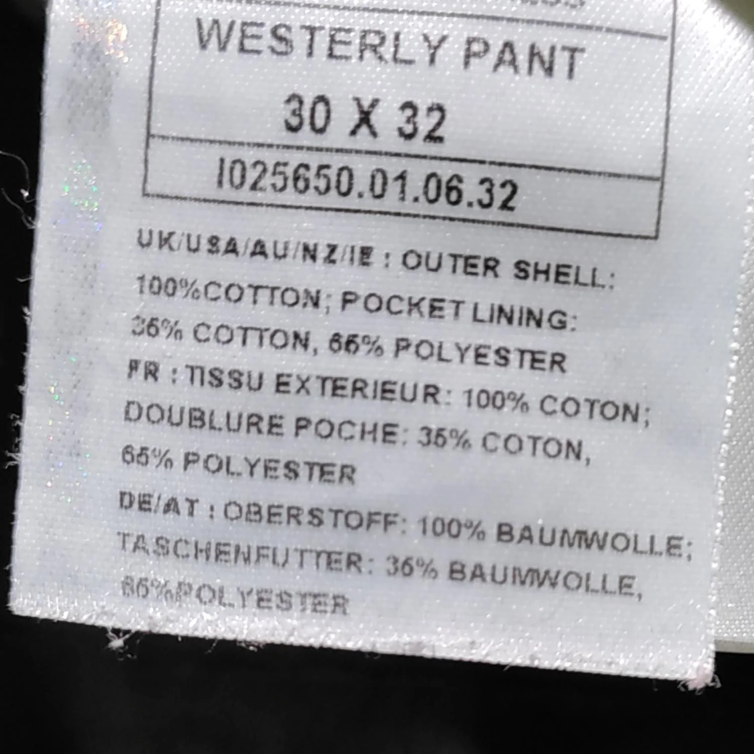 Carhartt Men's Jeans W 30 in; L 32 in Blue Cotton with Polyester Straight - Image 6