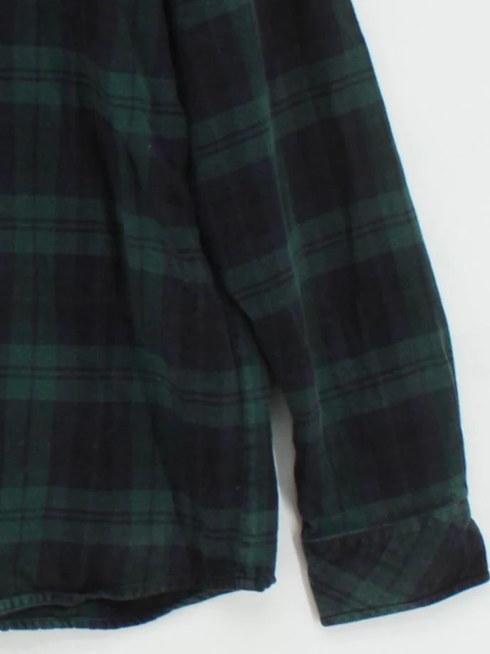 Carhartt Men's Shirt XL Green Checkered 100% Cotton Basic - Image 4