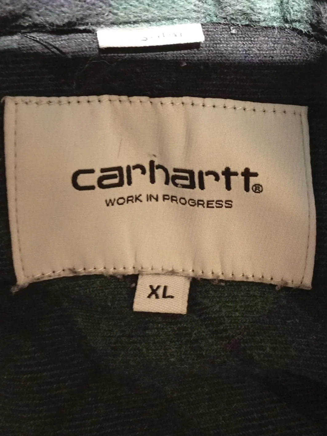 Carhartt Men's Shirt XL Green Checkered 100% Cotton Basic - Image 5