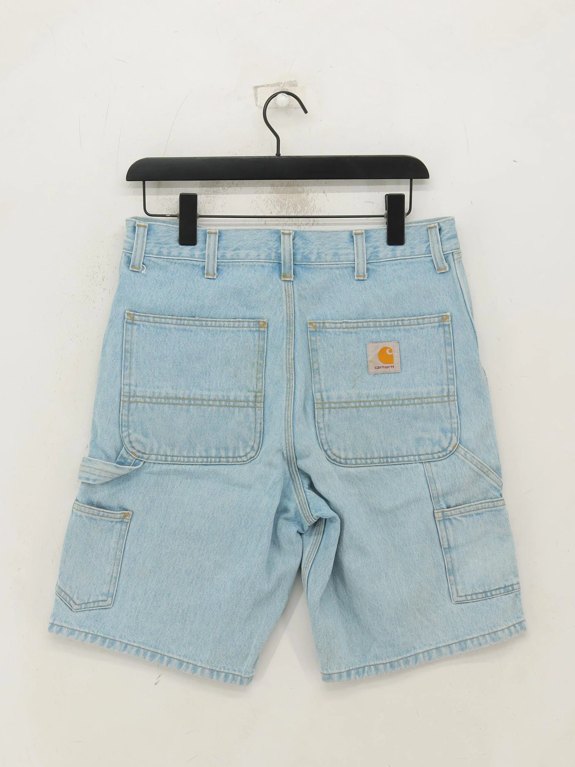 Carhartt Men's Shorts W 29 in Blue Cotton with Polyester Cargo - Image 2