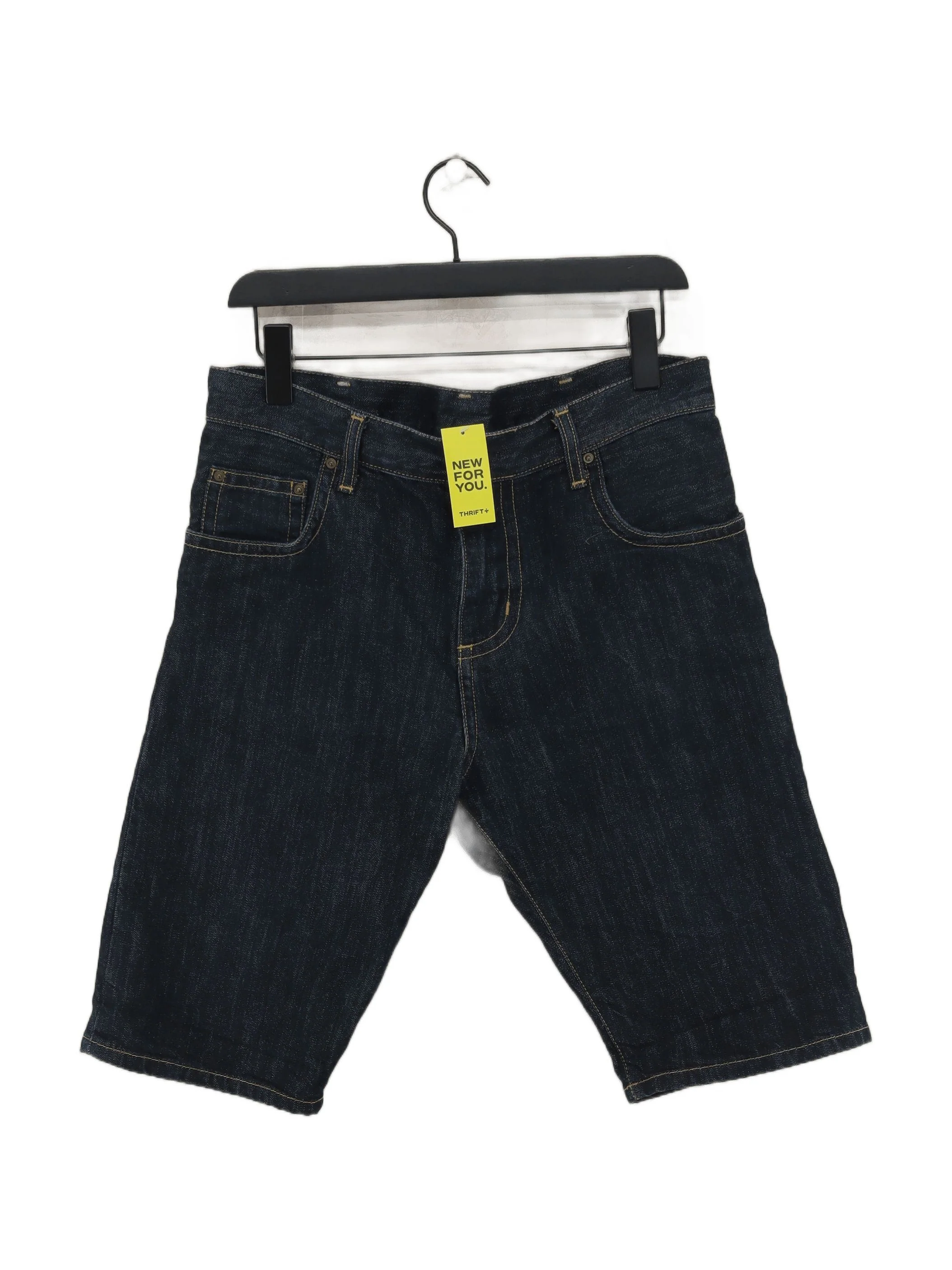 Carhartt Men's Shorts W 32 in Blue 100% Cotton Chino