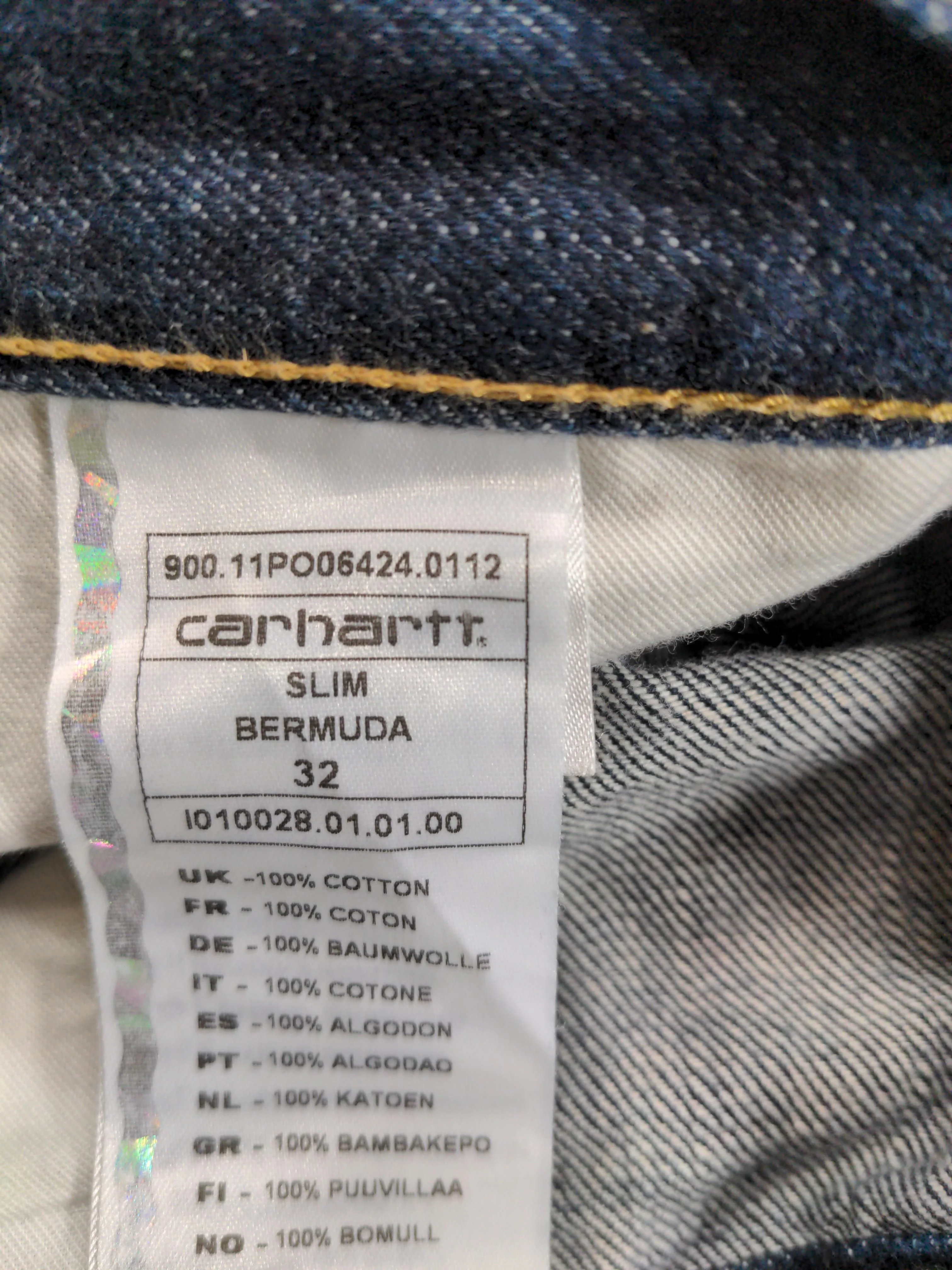 Carhartt Men's Shorts W 32 in Blue 100% Cotton Chino - Image 5