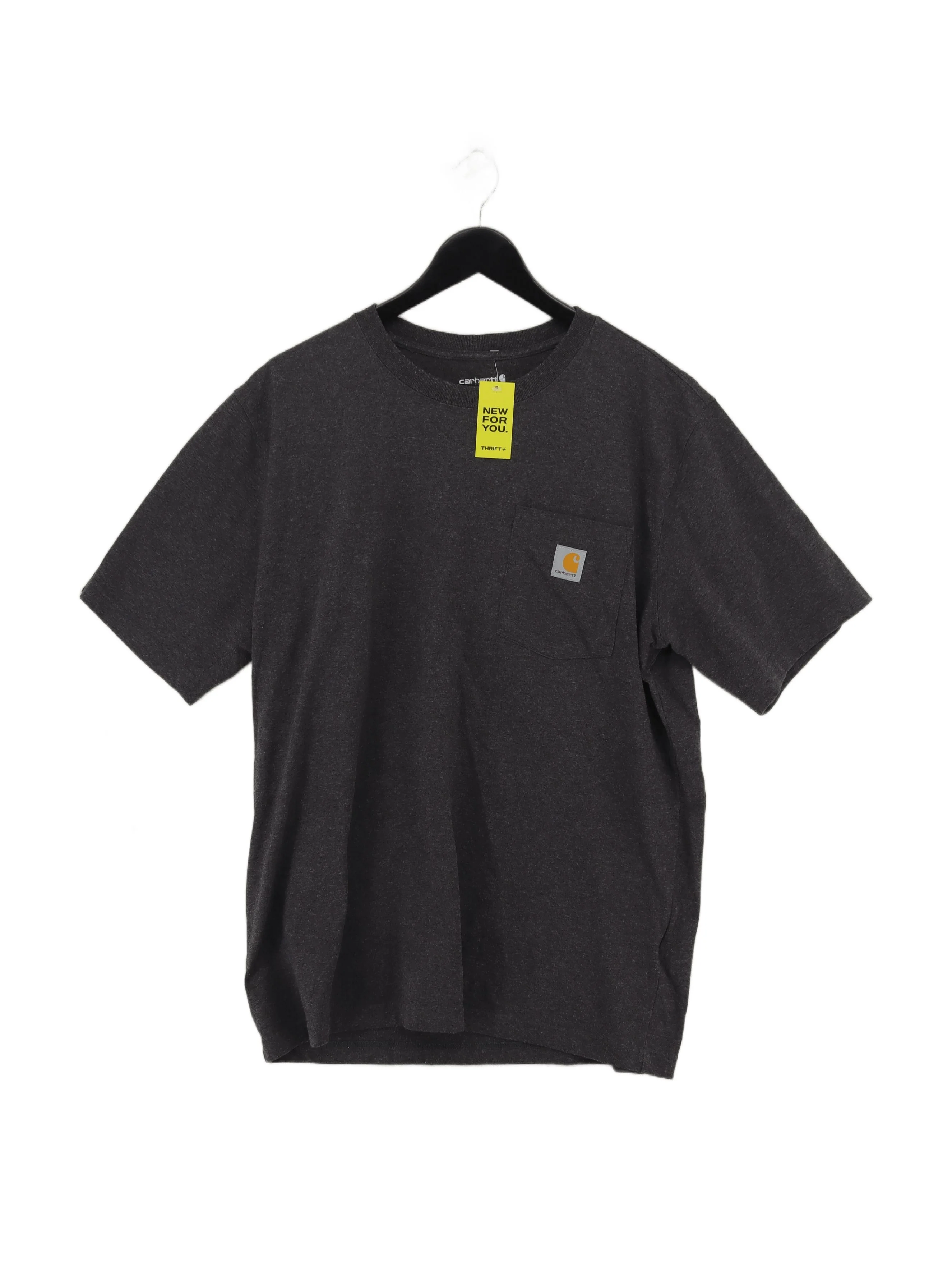 Carhartt Men's T-Shirt L Grey Cotton with Polyester Basic