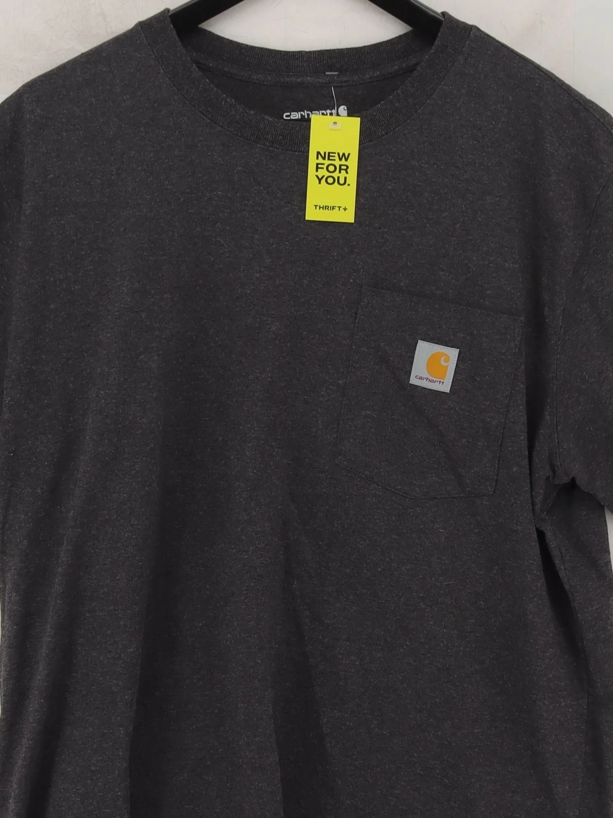 Carhartt Men's T-Shirt L Grey Cotton with Polyester Basic - Image 3