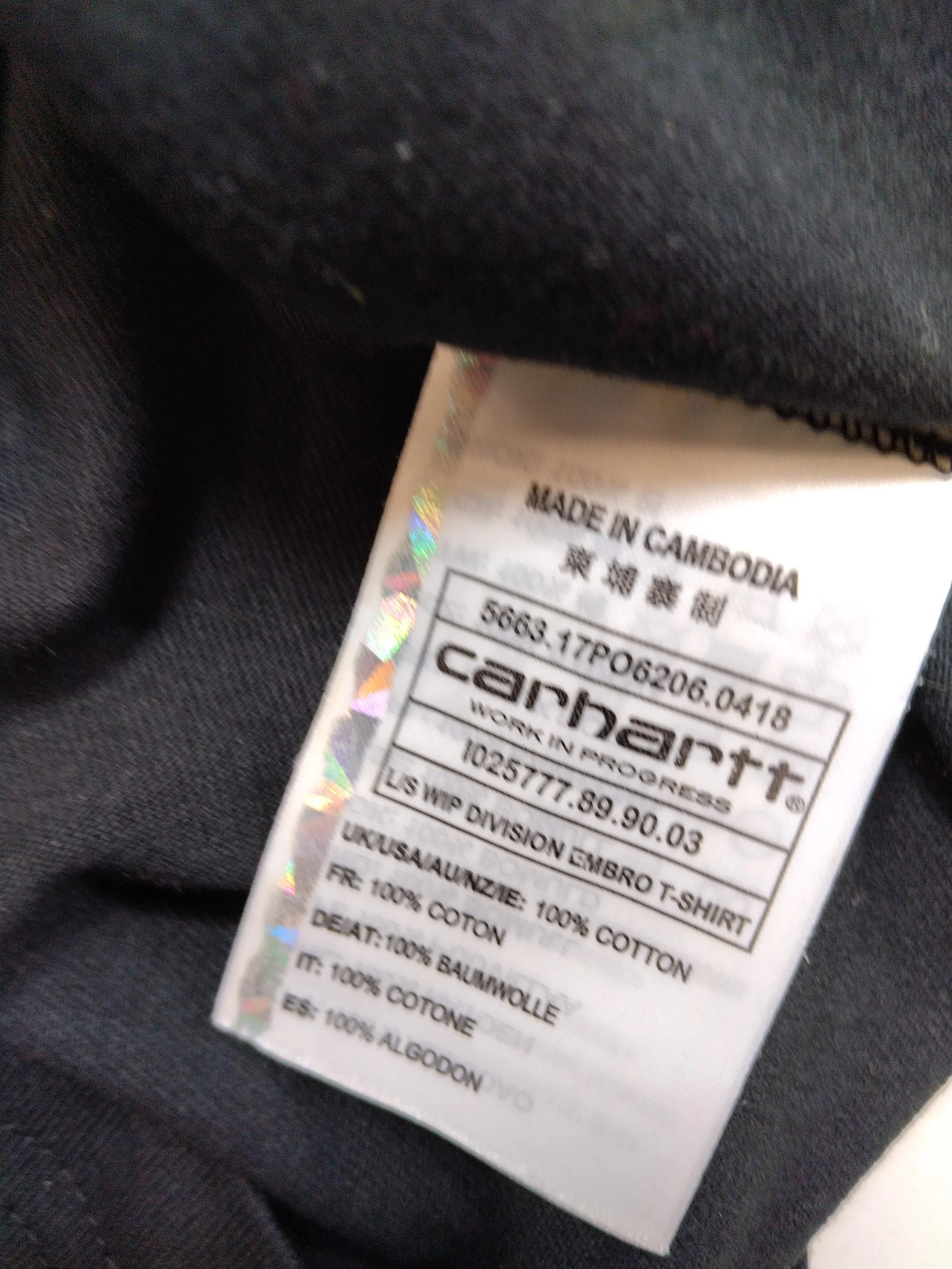 Carhartt Men's T-Shirt S Black Graphic 100% Cotton Basic - Image 8
