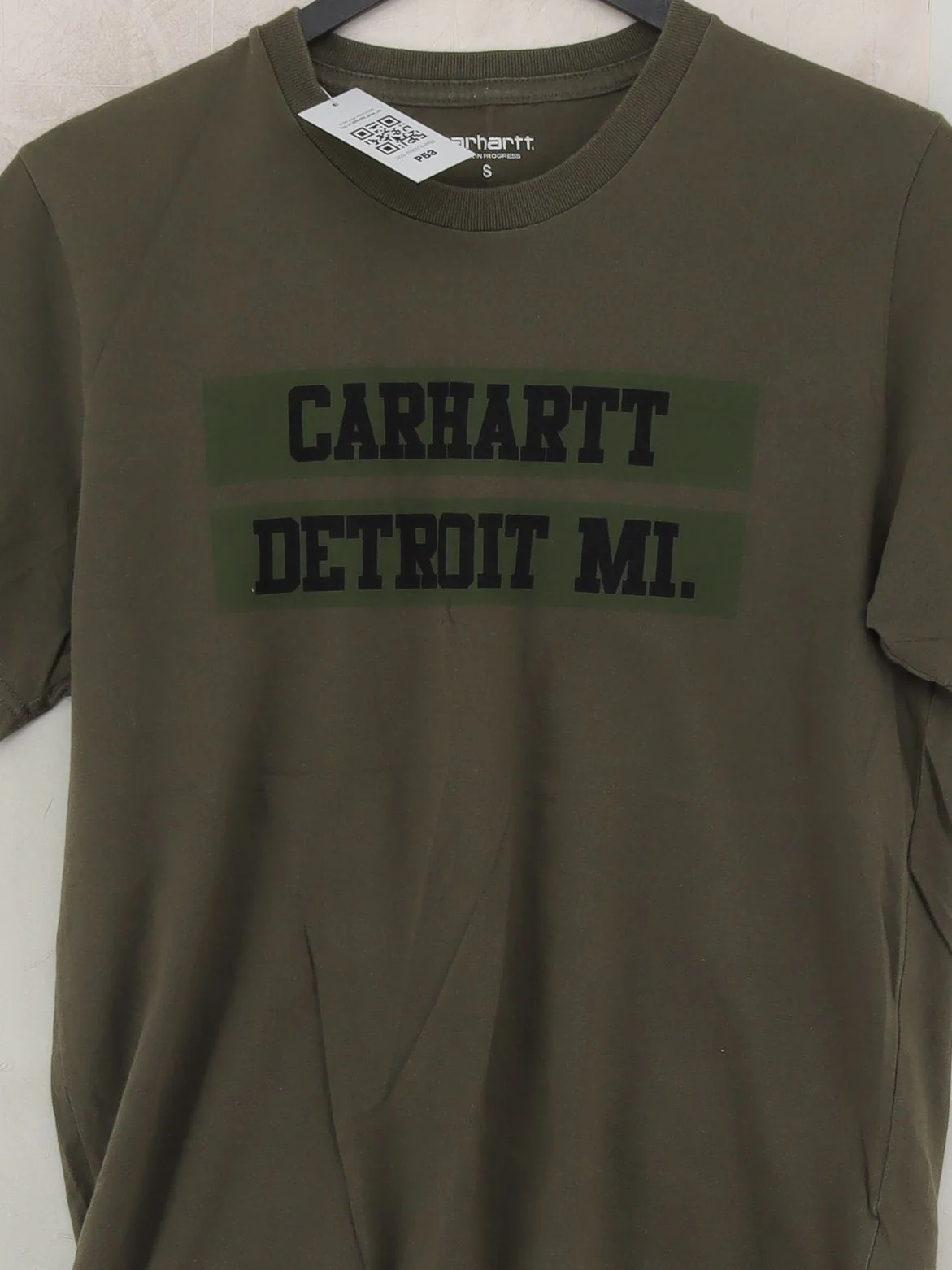 Carhartt Men's T-Shirt S Green Graphic 100% Cotton Basic - Image 3