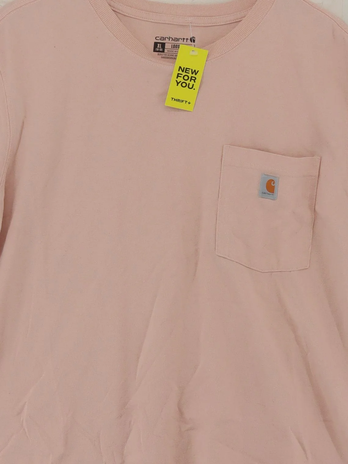 Carhartt Men's T-Shirt XL Pink 100% Cotton Basic - Image 3