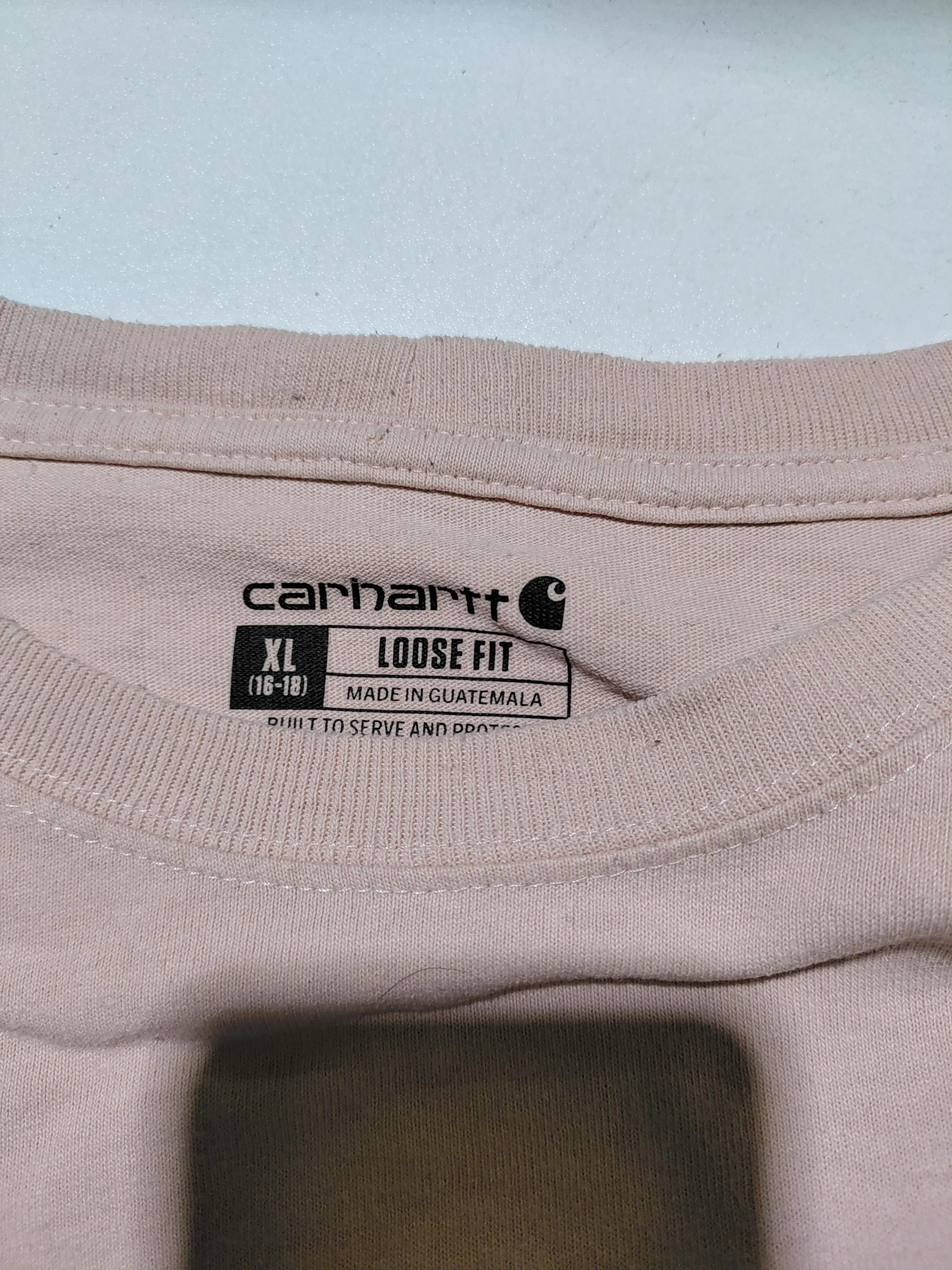 Carhartt Men's T-Shirt XL Pink 100% Cotton Basic - Image 5