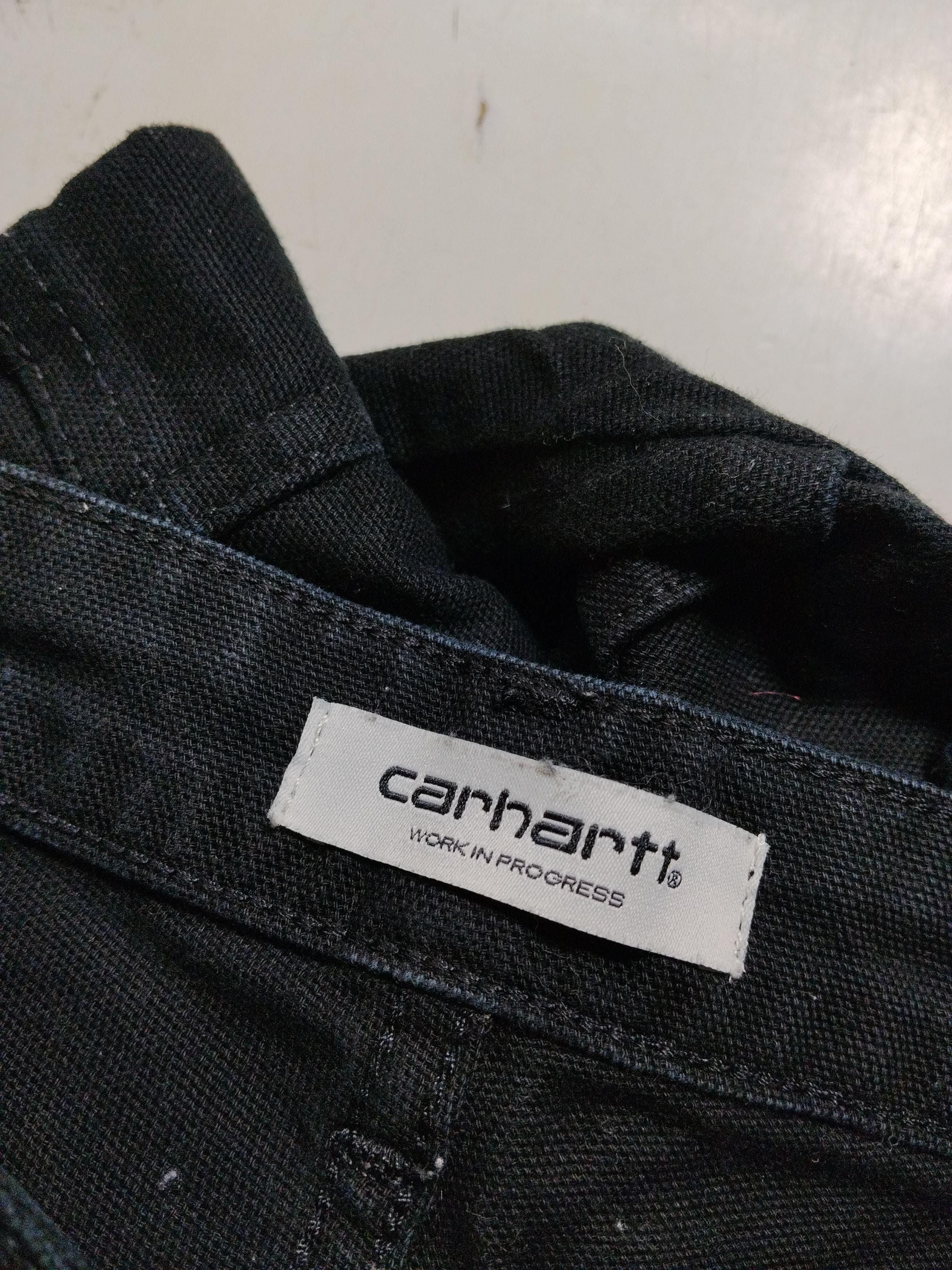 Carhartt Men's Trousers W 25 in Black Cotton with Elastane Straight Chino - Image 5