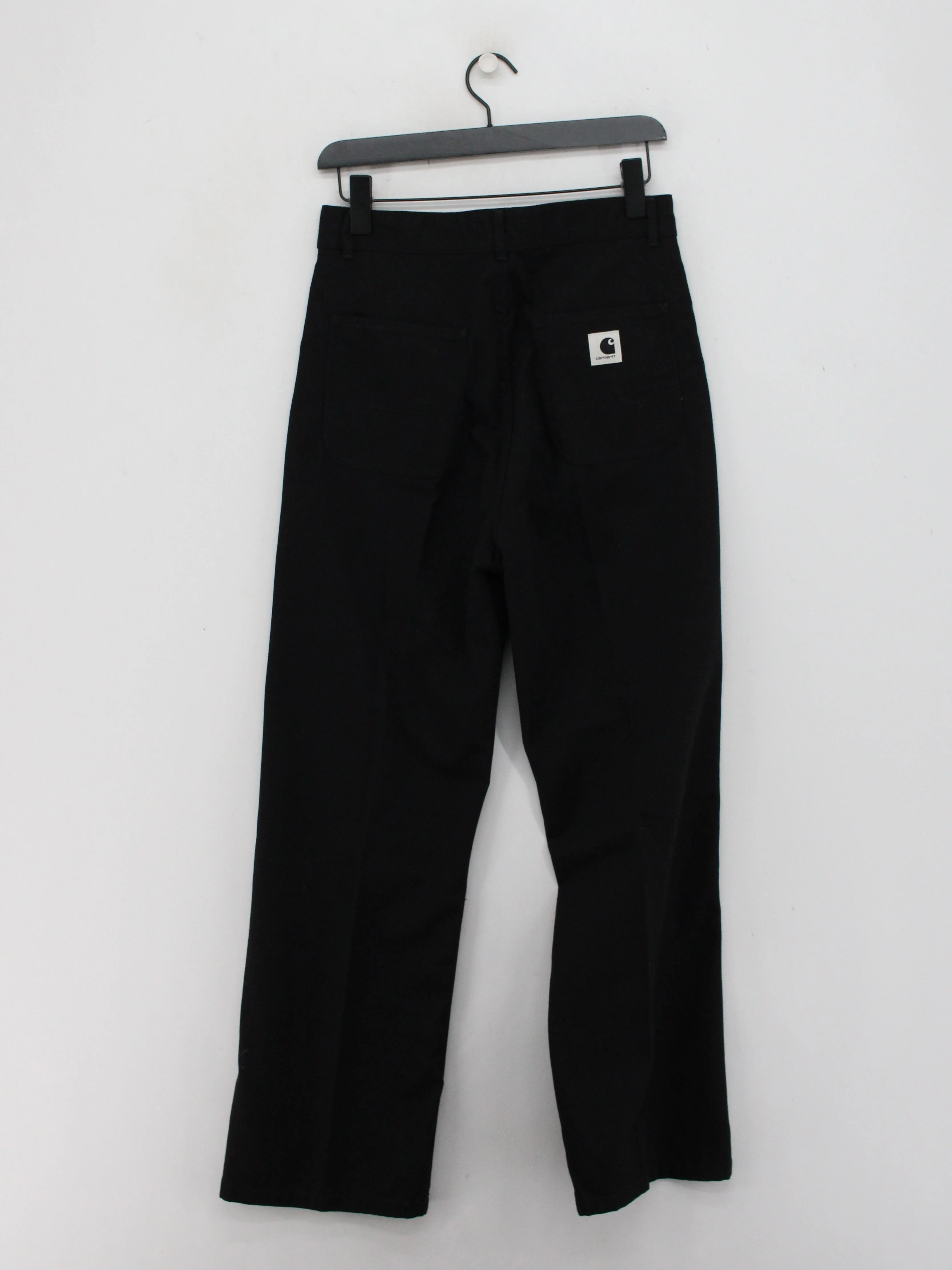 Carhartt Men's Trousers W 29 in Black Cotton with Polyester Straight Chino - Image 2