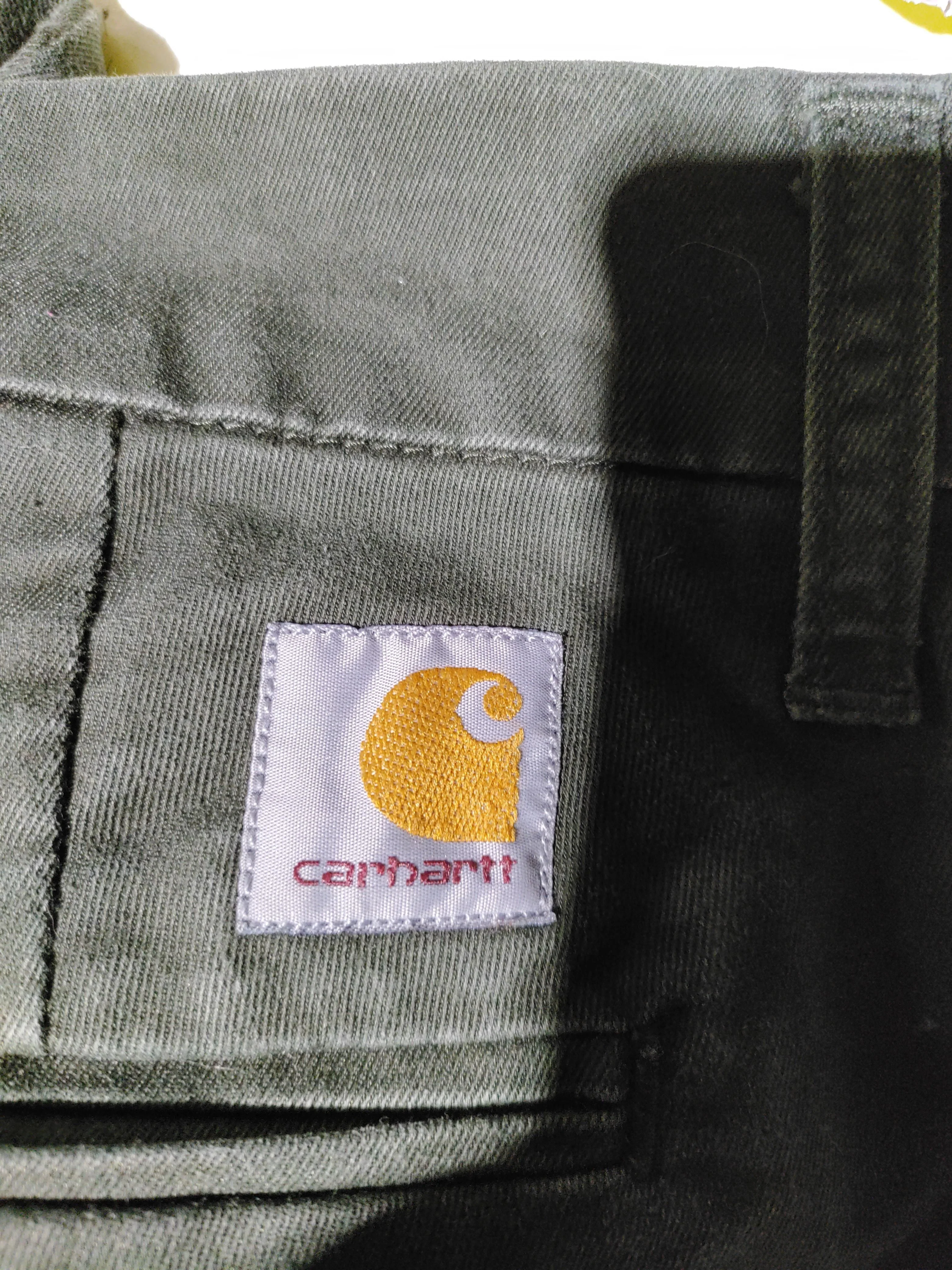 Carhartt Men's Trousers W 30 in Green Polyester with Cotton Tapered Chino - Image 6