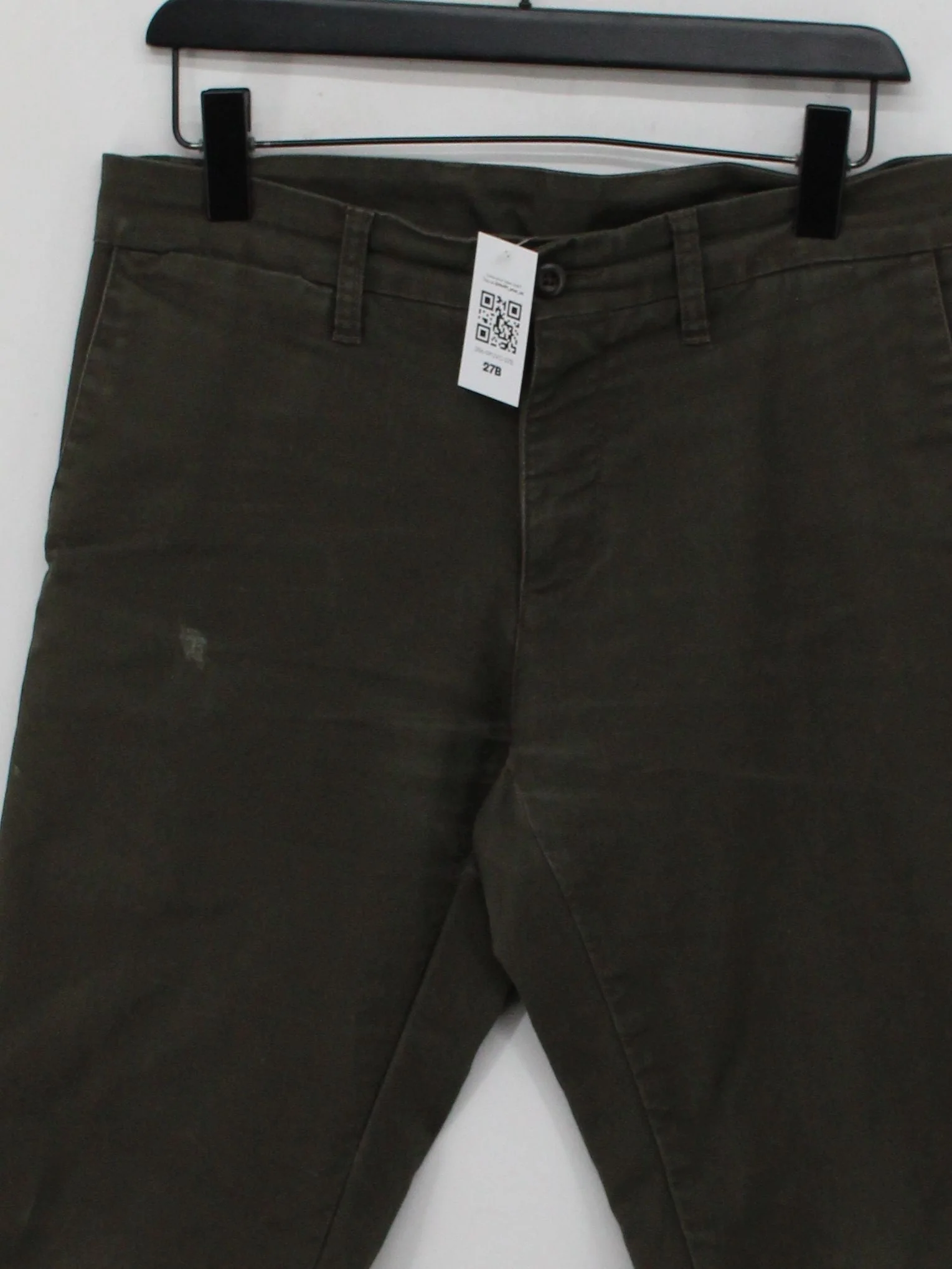 Carhartt Men's Trousers W 32 in Green Cotton with Polyester Tapered Chino - Image 3