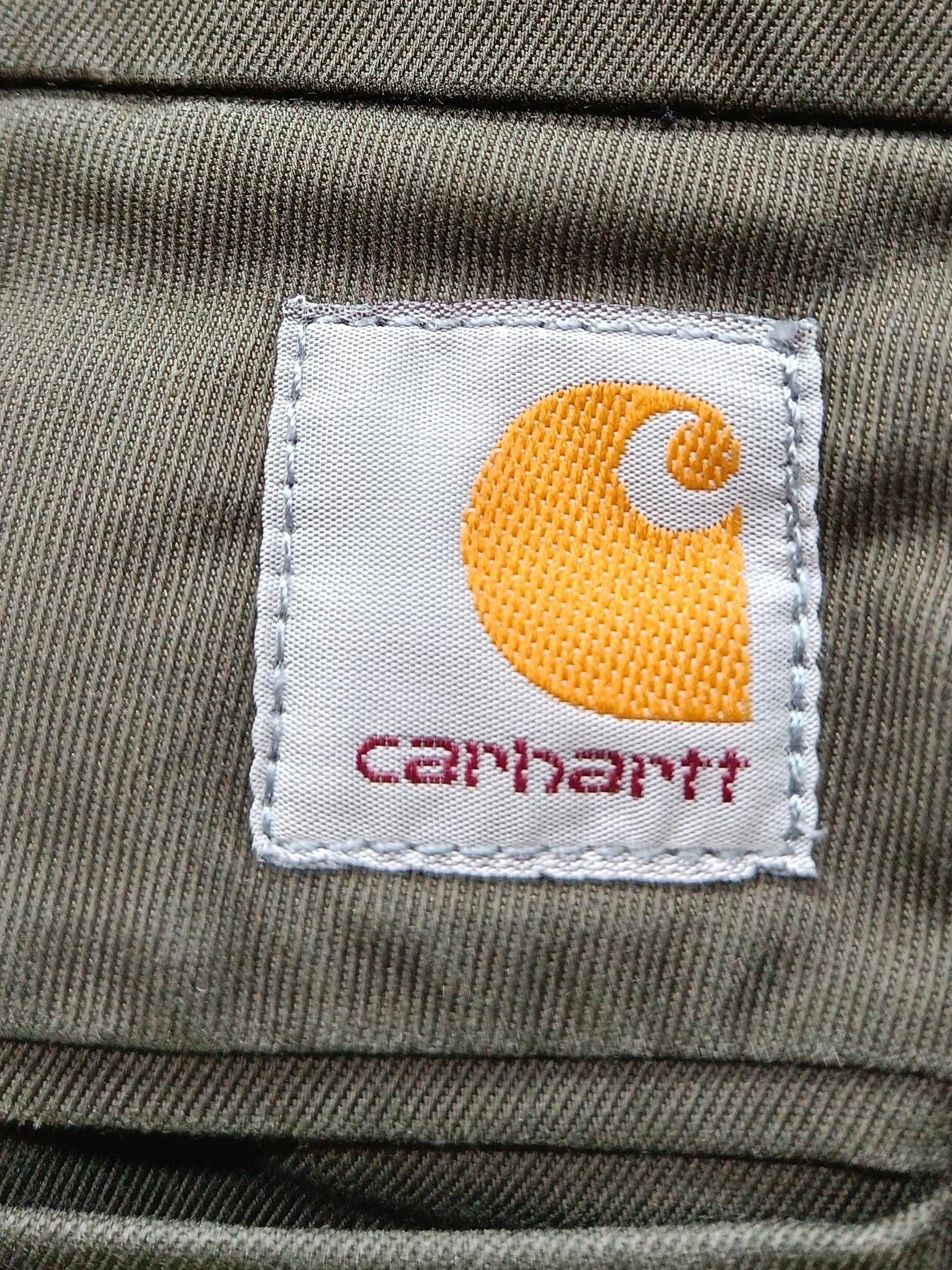 Carhartt Men's Trousers W 32 in Green Cotton with Polyester Tapered Chino - Image 6