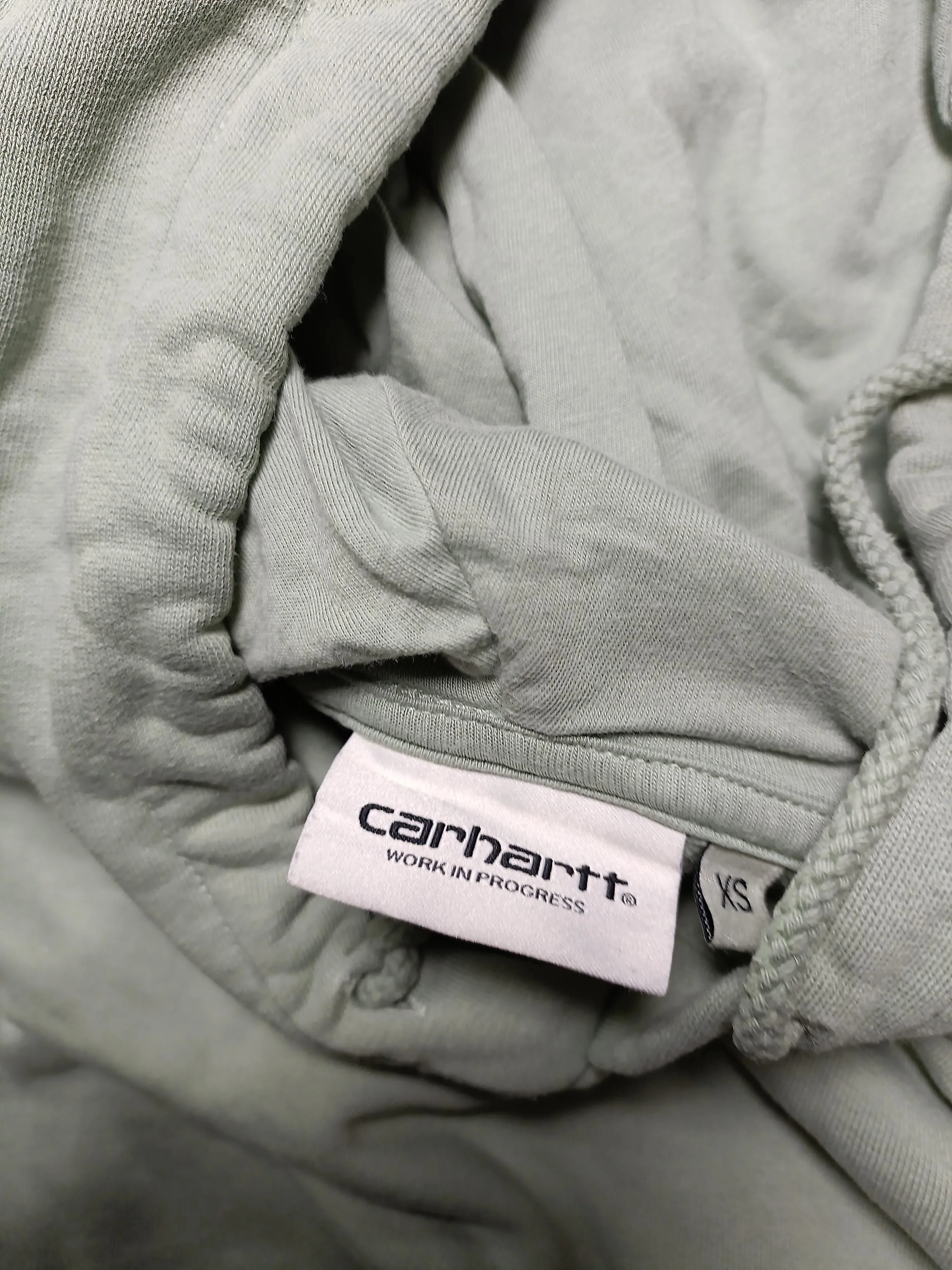 Carhartt Women's Hoodie XXS Green Cotton with Elastane Pullover - Image 5
