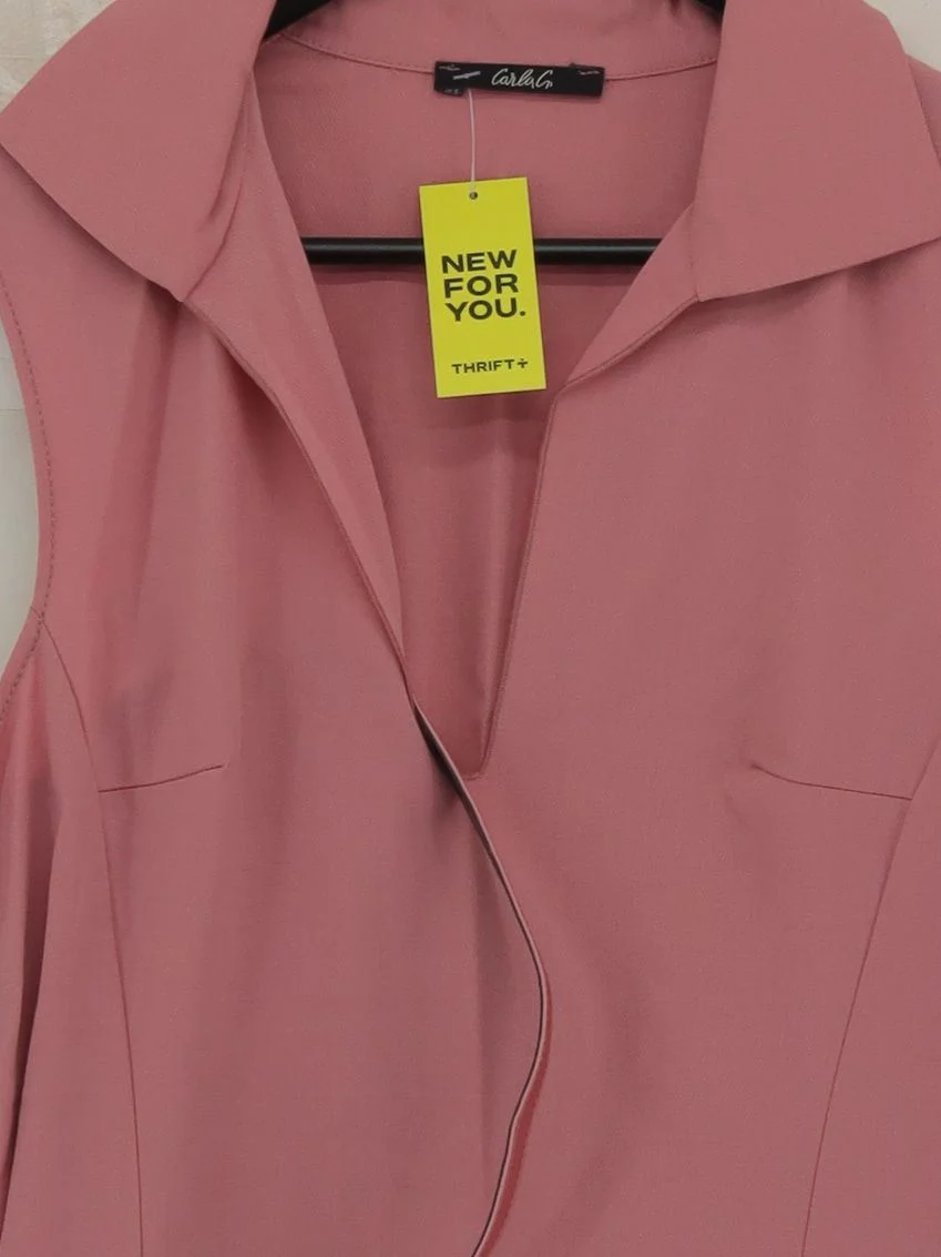 Carla Gi Shirt Mini Dress in Pink - Image 3