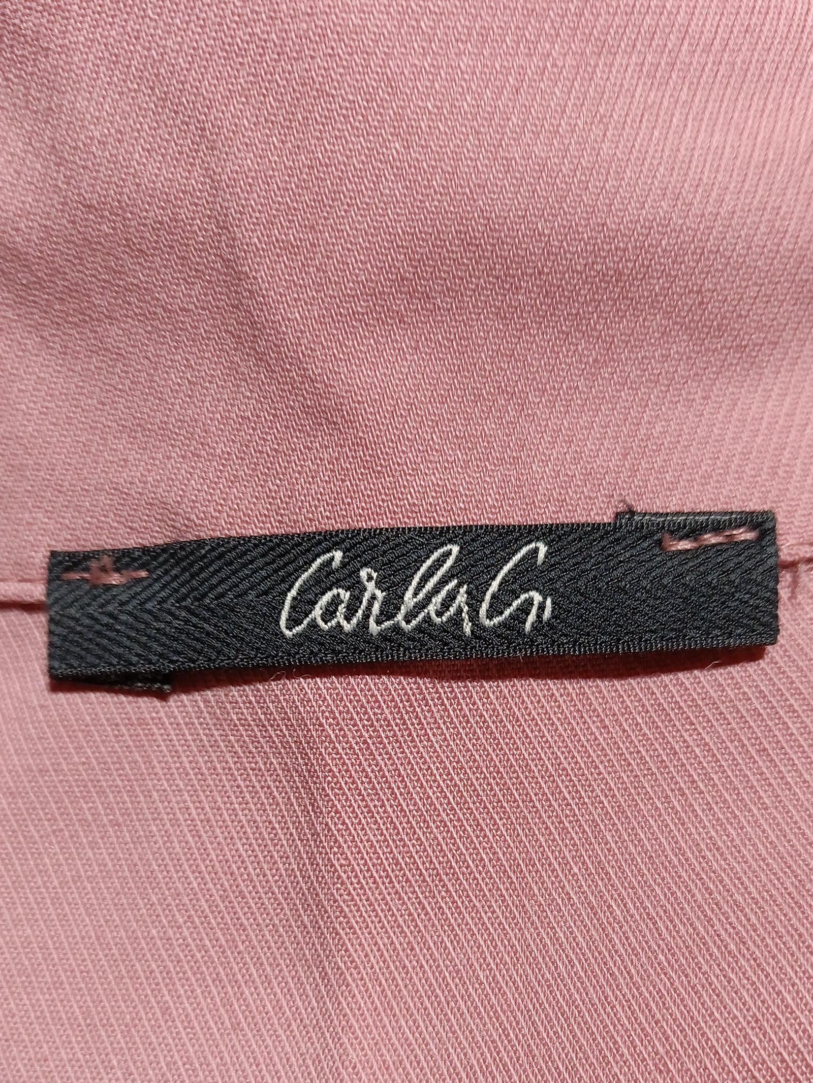 Carla Gi Shirt Mini Dress in Pink - Image 5