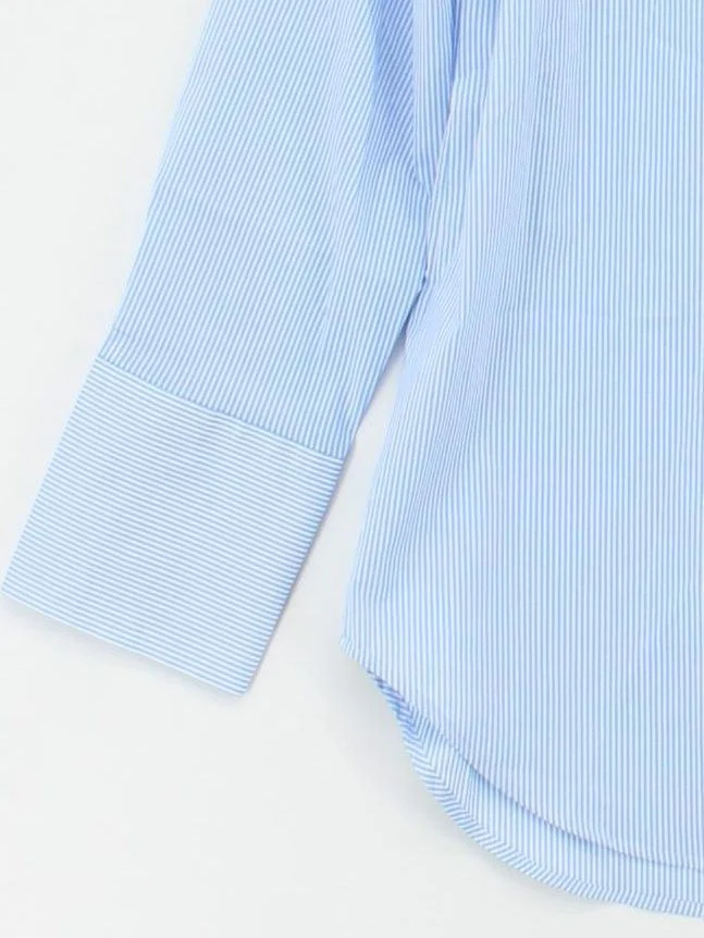Carolyn Donnelly Women's Shirt UK 10 Blue Cotton with Nylon, Elastane Basic - Image 4