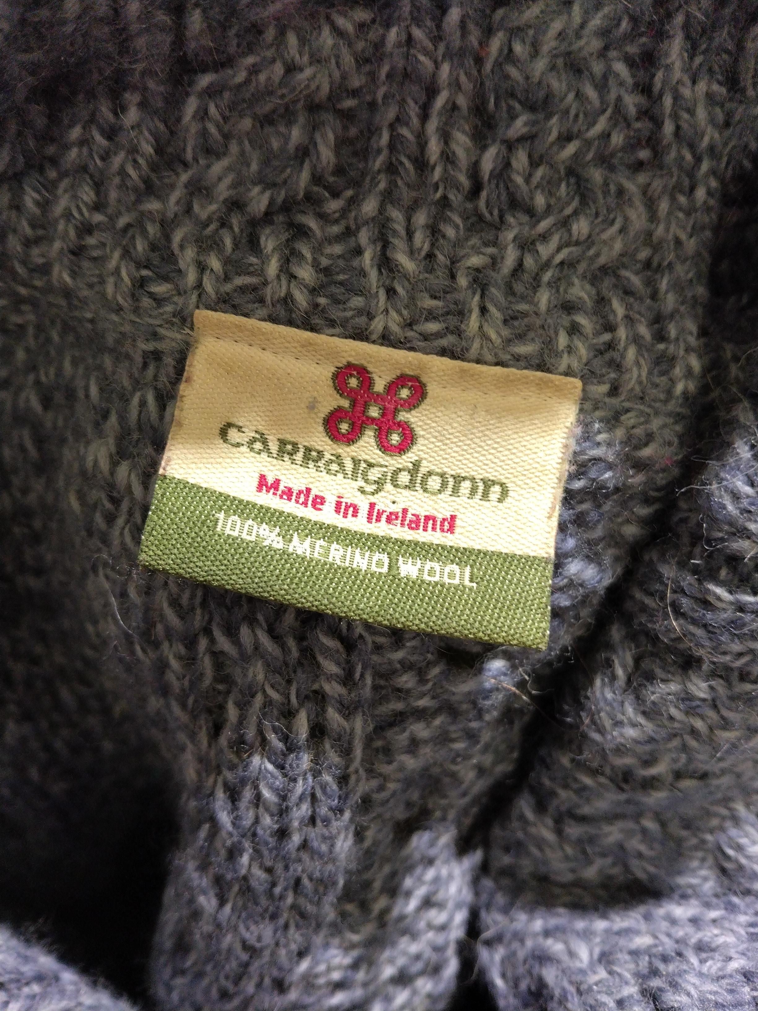 Carraig Donn Women's Cardigan M Blue 100% Wool Collared Cardigan - Image 7