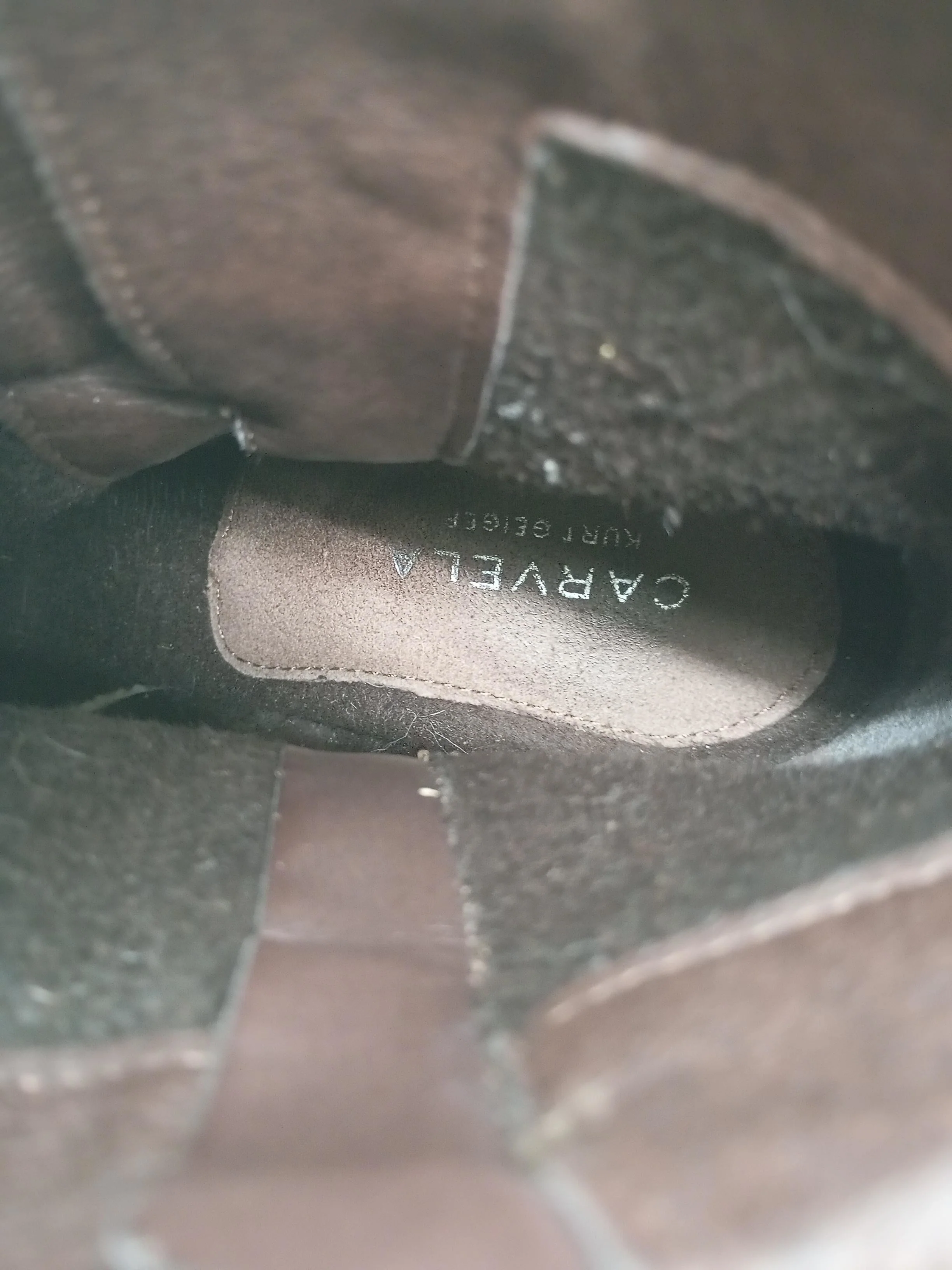 Carvela Women's Boots UK 6 Brown 100% Suede Combat - Image 6